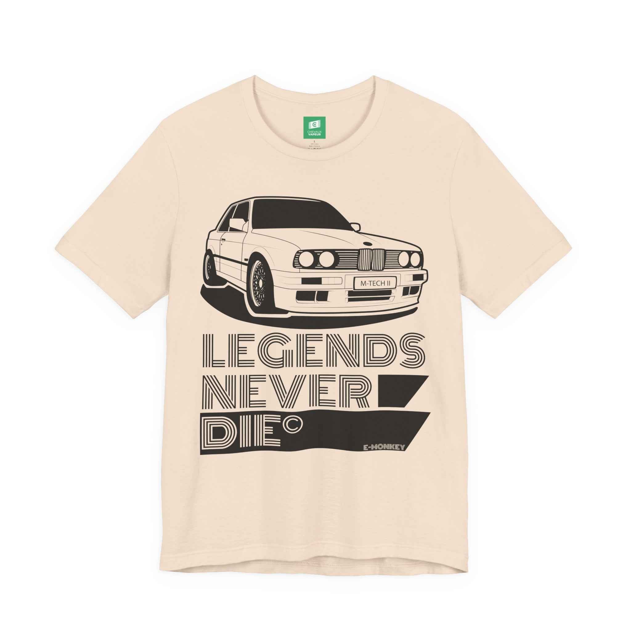 BMW E30 M-Tech 2 T-Shirt - Legends Never Die