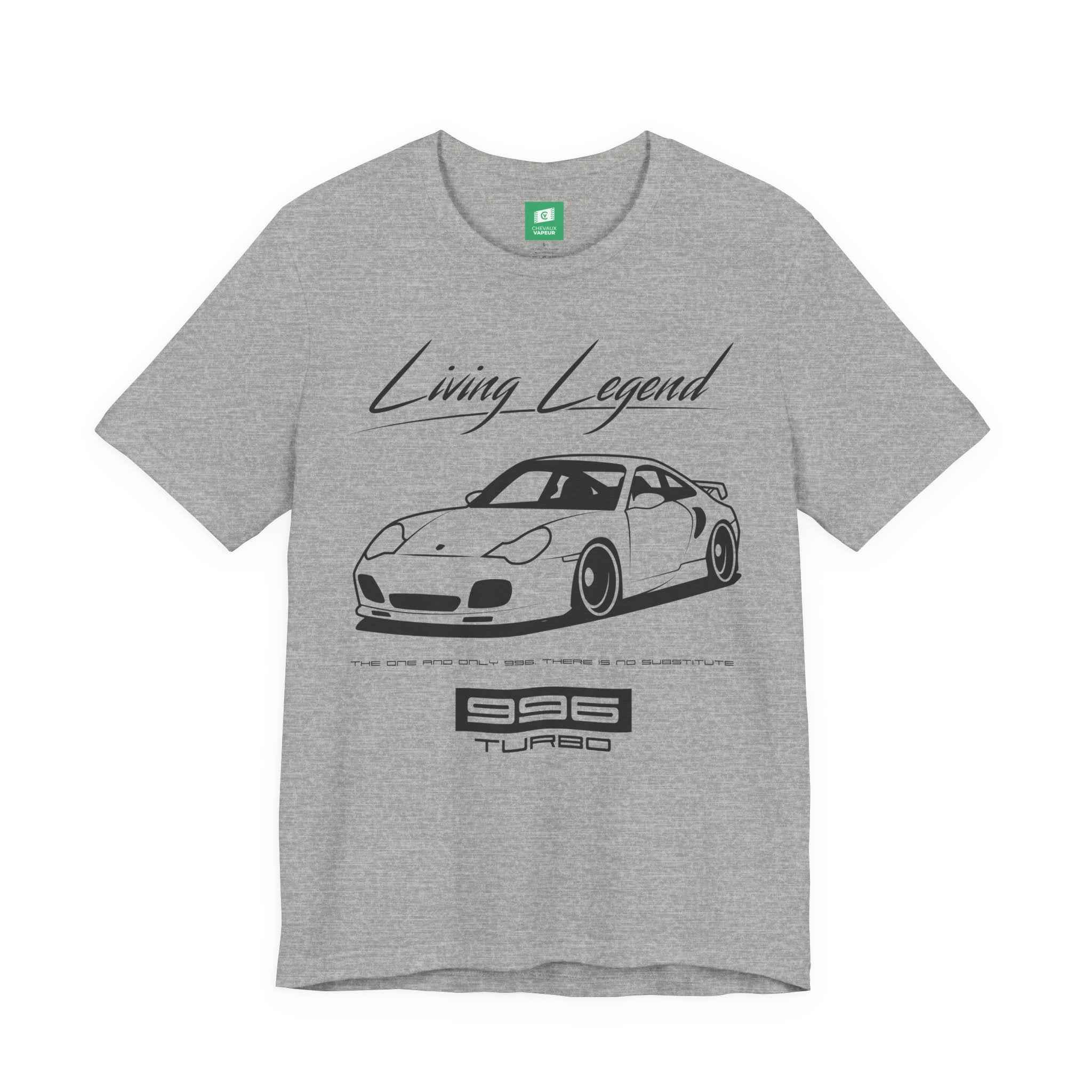 Porsche 996 Turbo T-Shirt - Legends Never Die - Classic 911 Turbo Tee