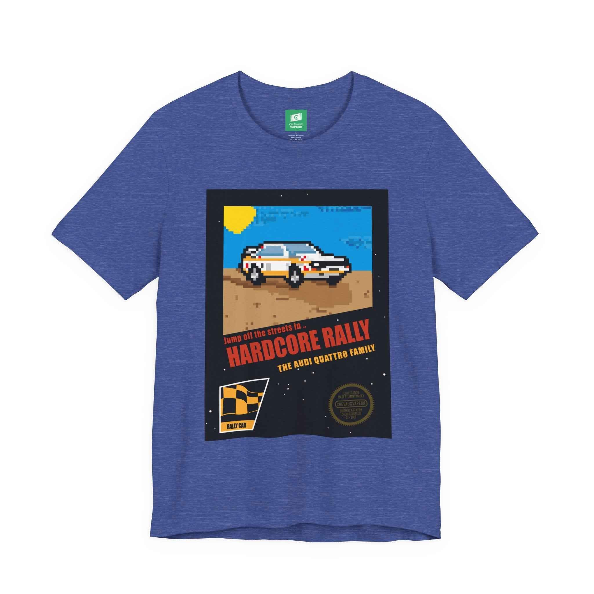 Audi Quattro NES Style T-Shirt - 8-Bit Rally Pixel Art Tee