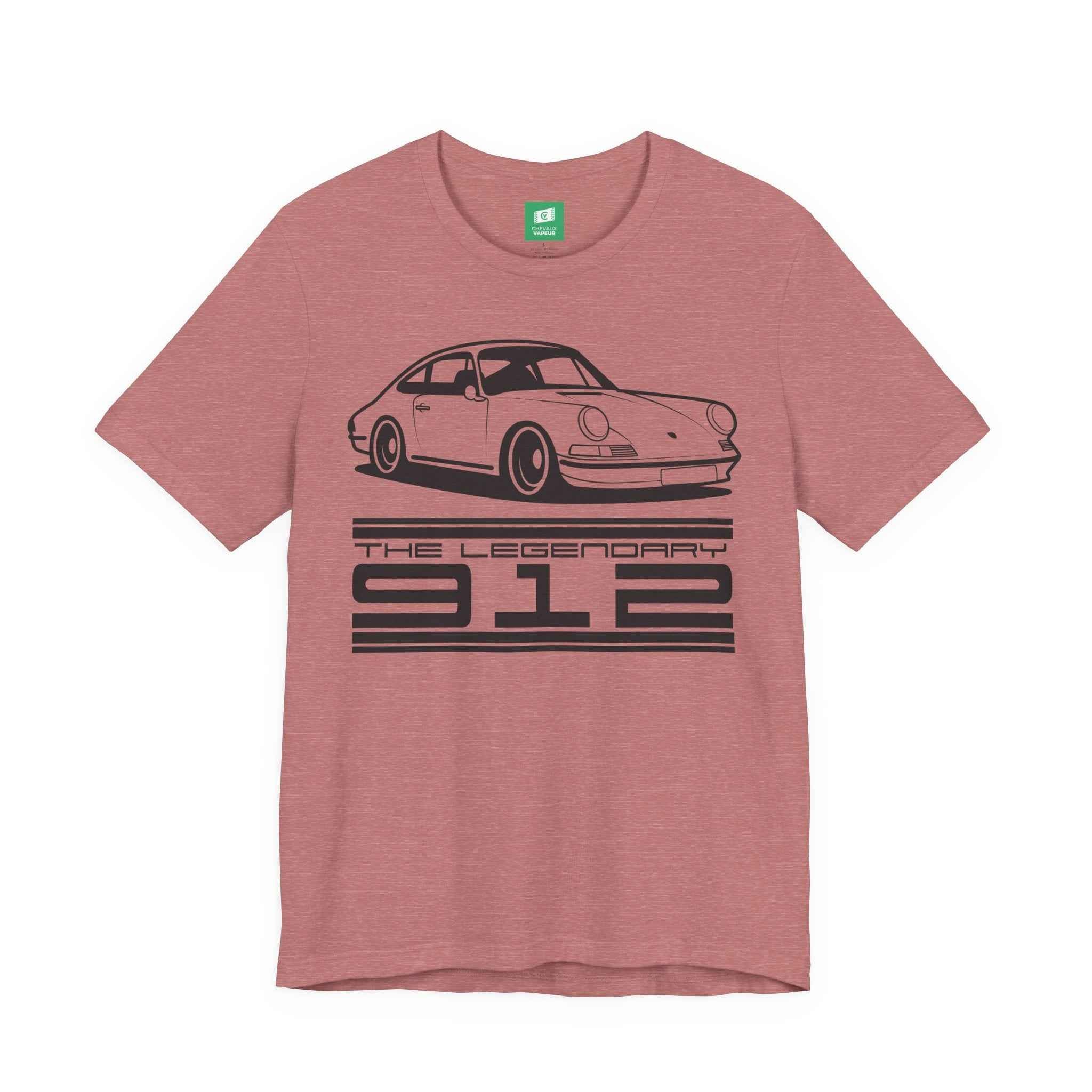 Porsche 912 T-Shirt Legends Never Die - Vintage Aircooled Classic Car Tee