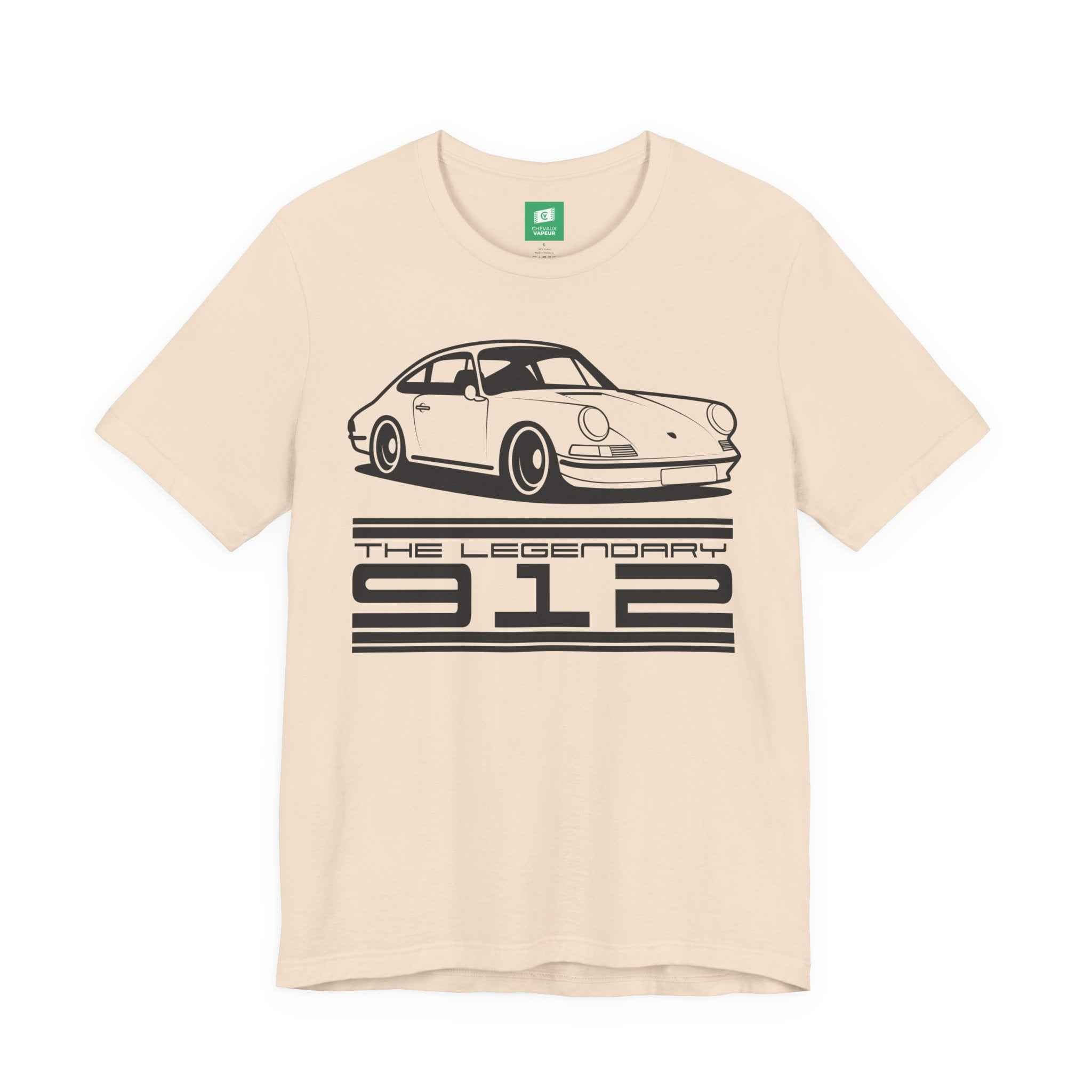 Porsche 912 T-Shirt Legends Never Die - Vintage Aircooled Classic Car Tee
