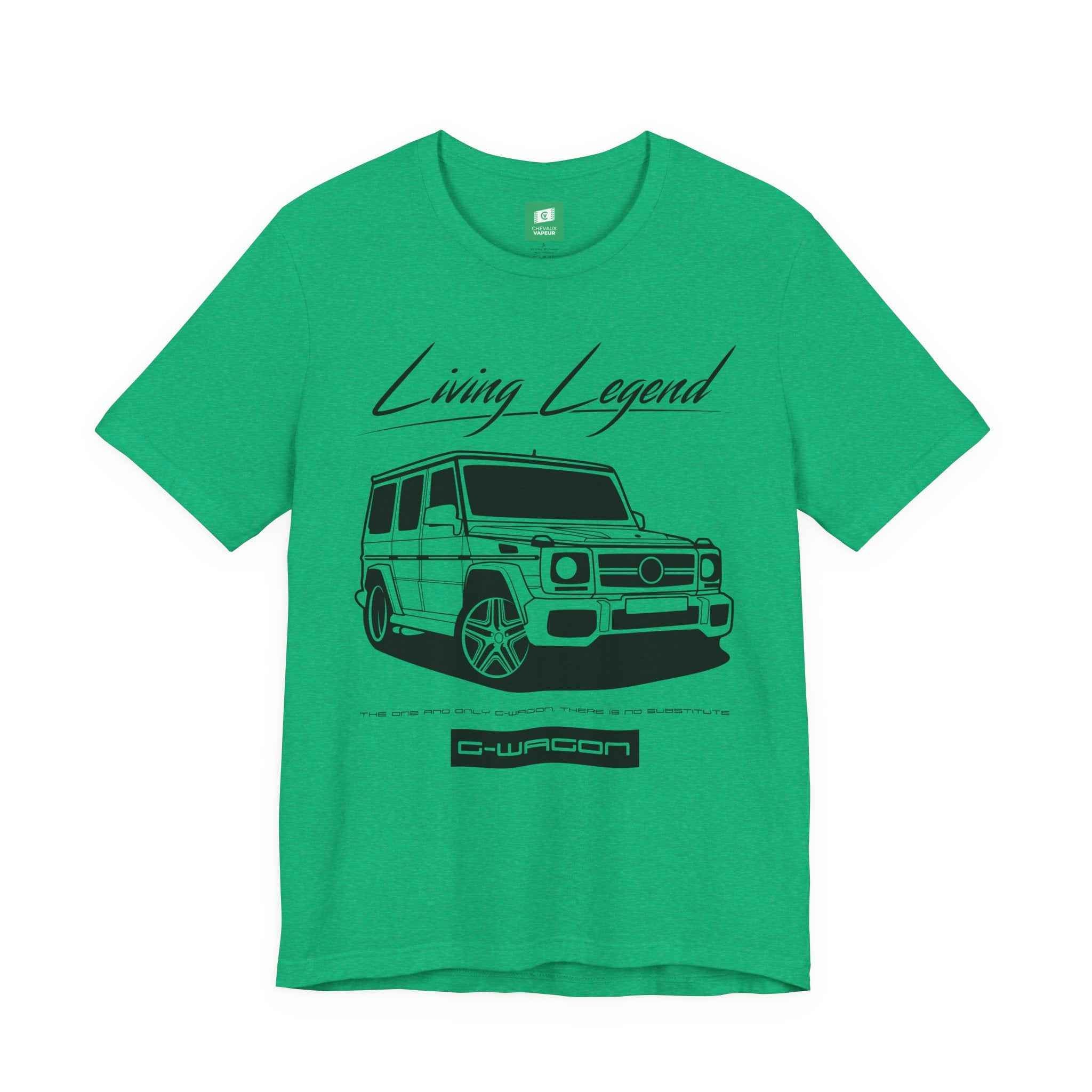G-Wagon T-Shirt Legends Never Die - Classic Mercedes G-Class Tee