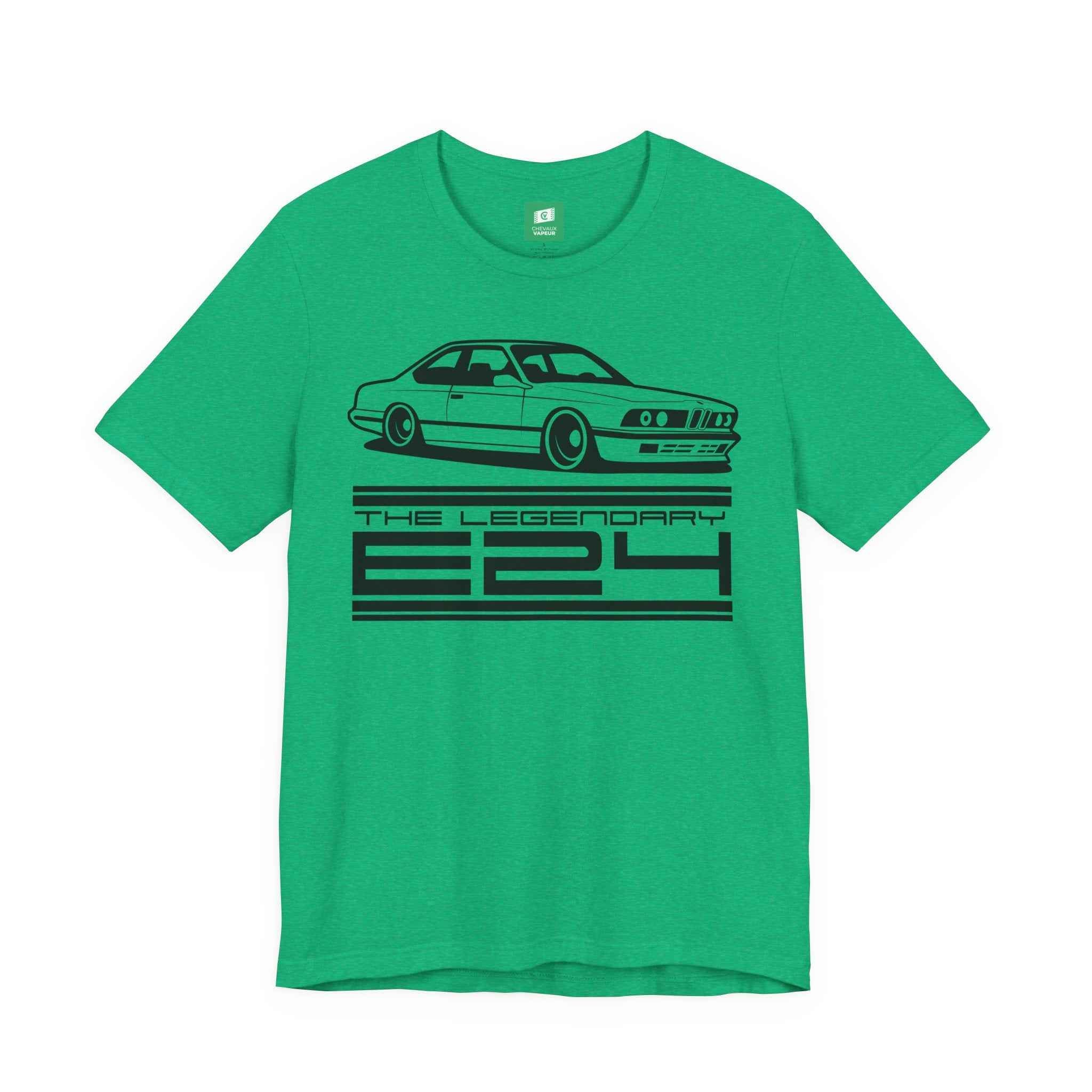 BMW E24 T-Shirt Legends Never Die - Retro Sharknose 6 Series Tee