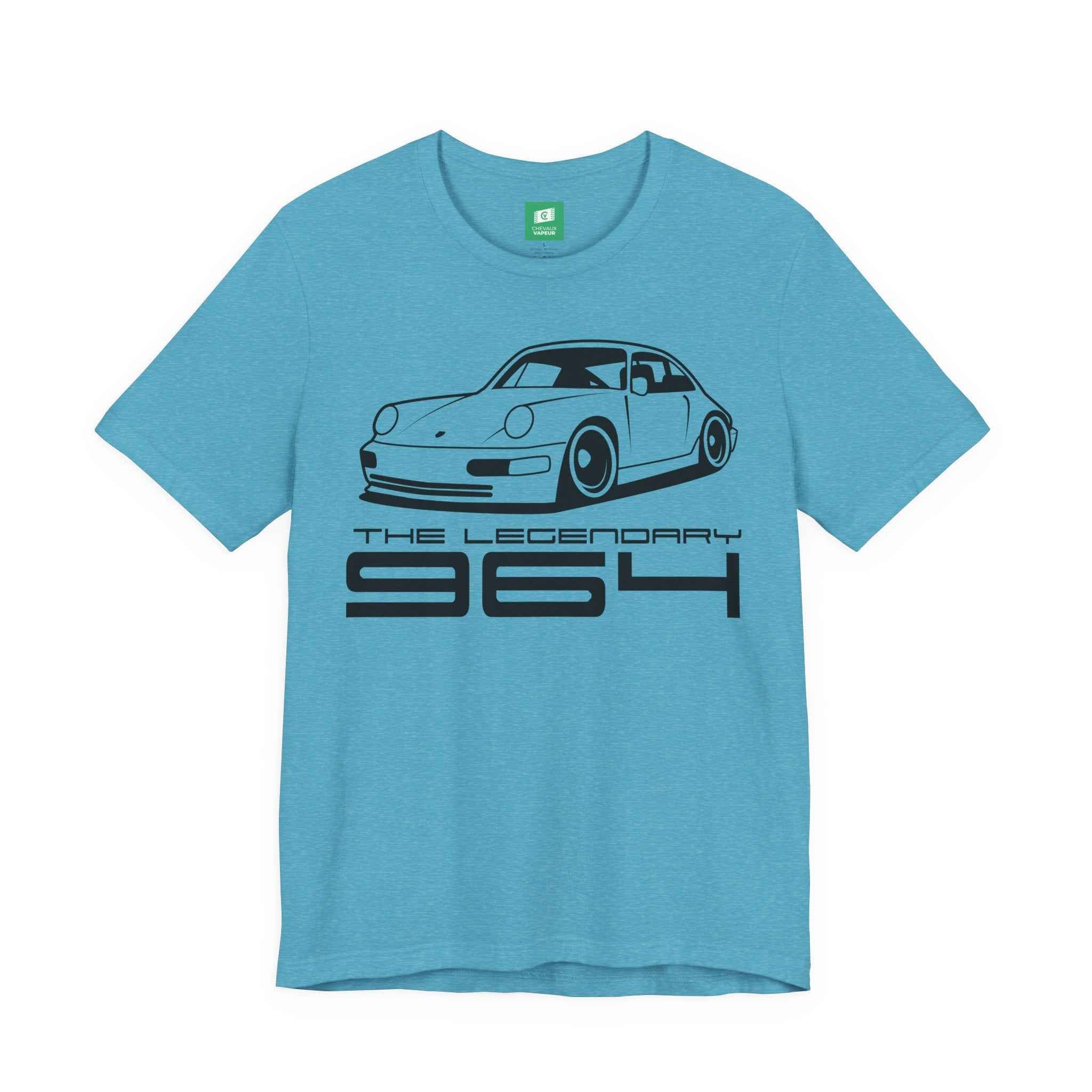 Porsche 964 T-Shirt - Legends Never Die - Aircooled Classic Car Tee