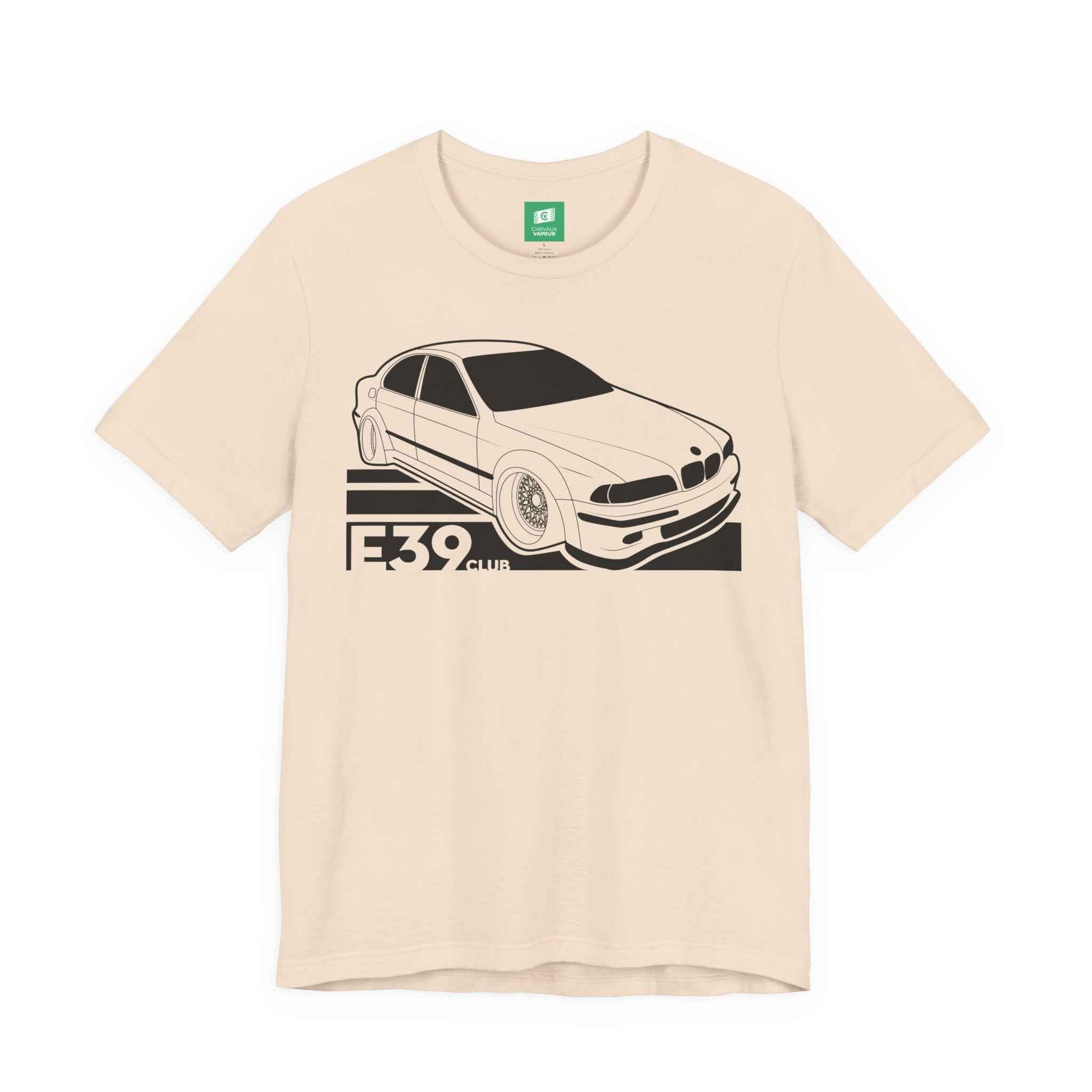 Wide BMW E39 T-Shirt - Classic 5 Series Retro Tee