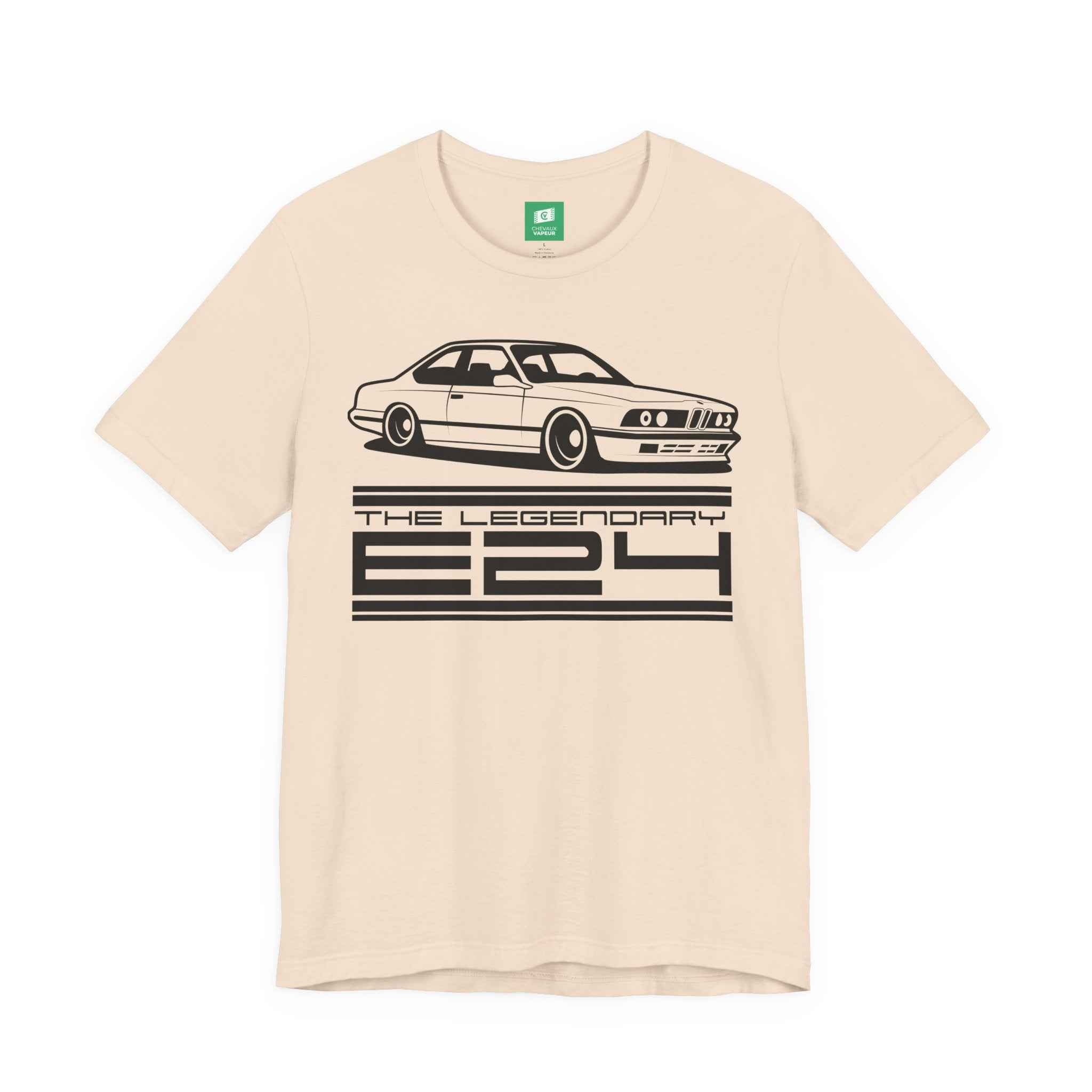 BMW E24 T-Shirt Legends Never Die - Retro Sharknose 6 Series Tee