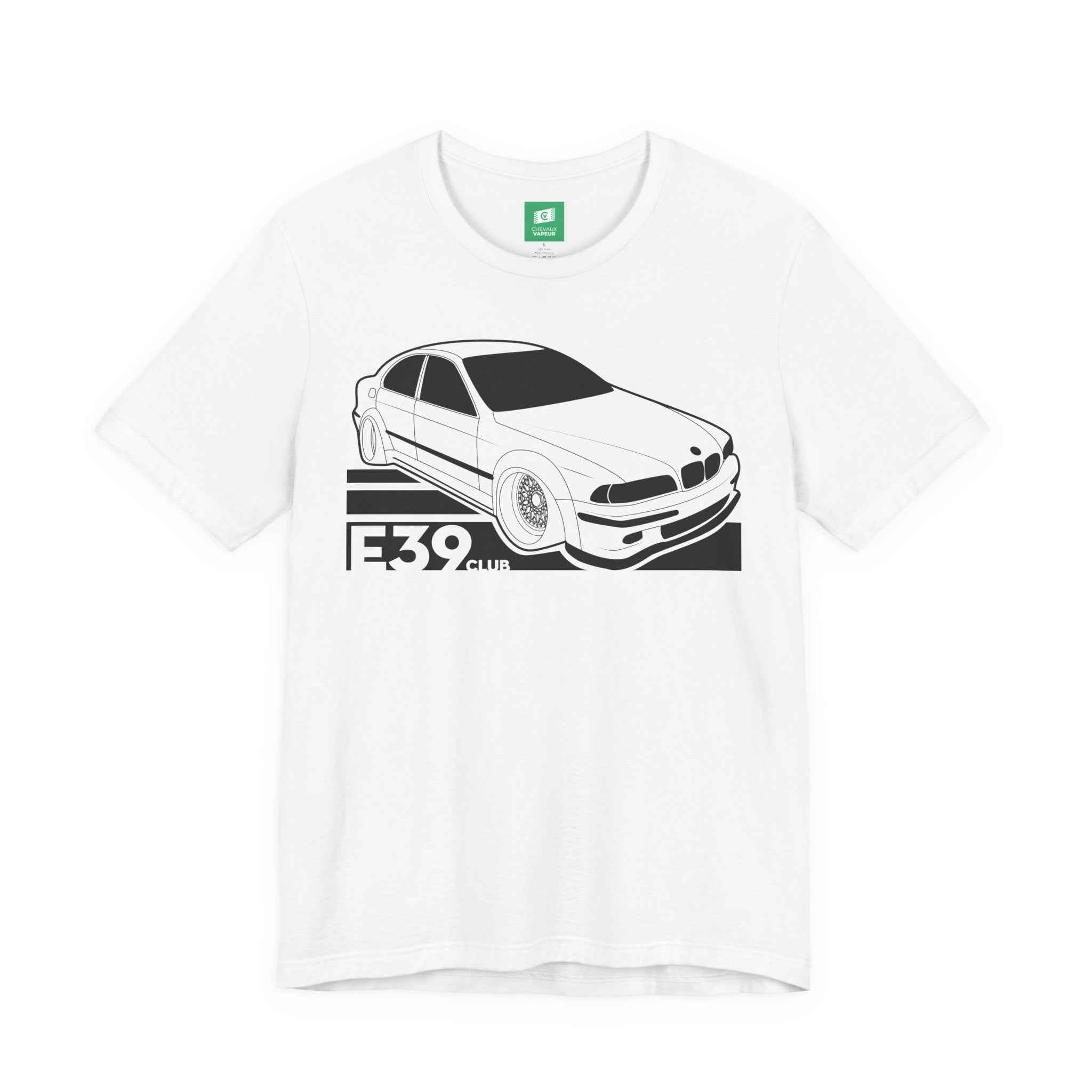 Wide BMW E39 T-Shirt - Classic 5 Series Retro Tee