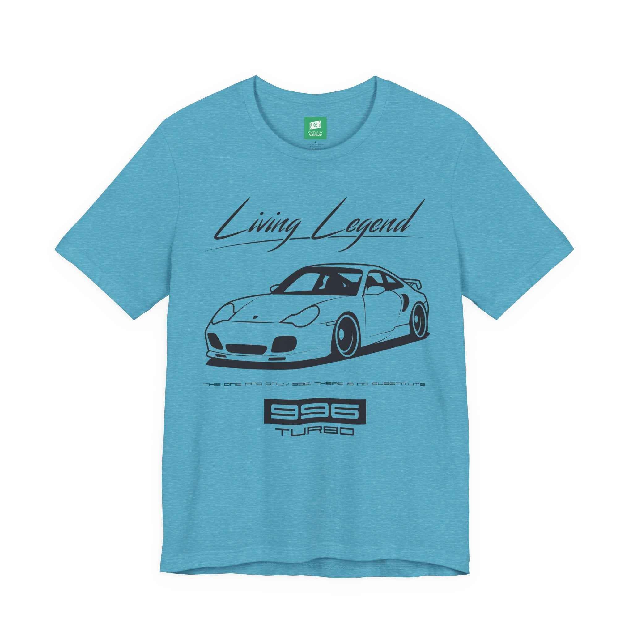 Porsche 996 Turbo T-Shirt - Legends Never Die - Classic 911 Turbo Tee