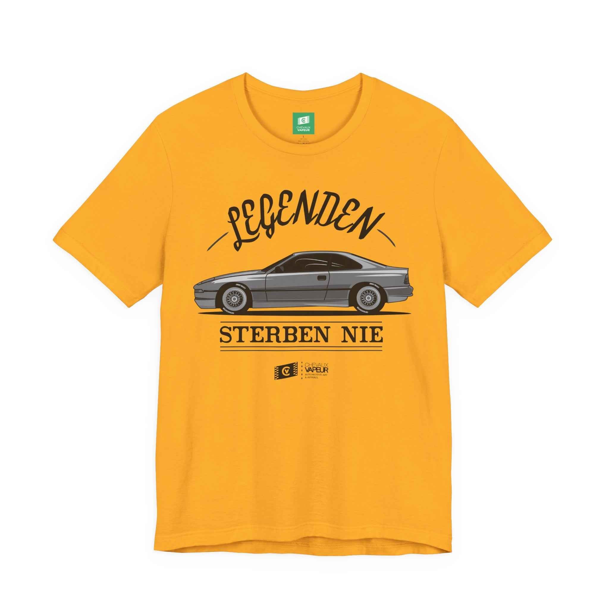 BMW E31 T-Shirt Legends Never Die - Classic 8 Series Retro Tee