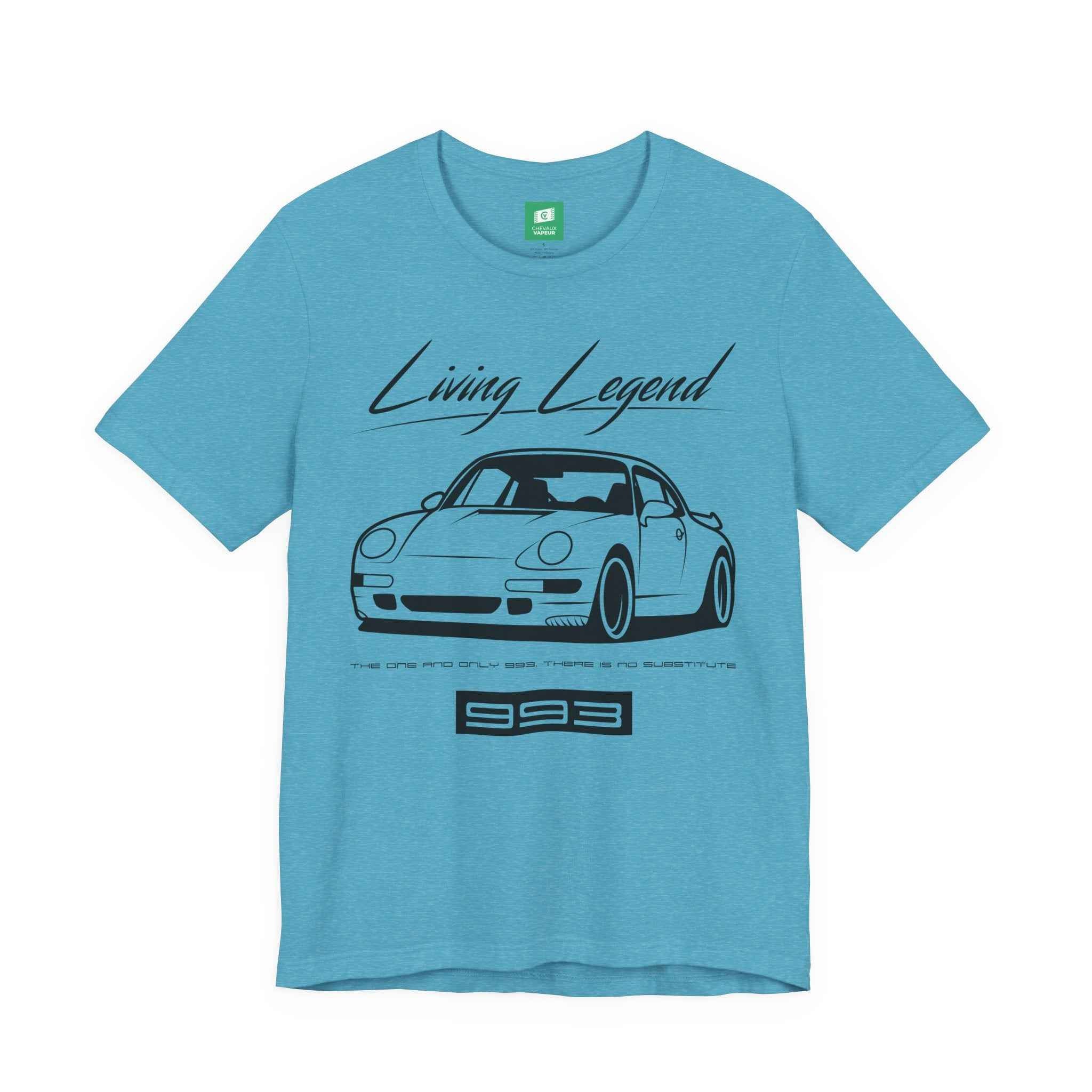 Porsche 993 T-Shirt - Legends Never Die - Last Aircooled 911 Tee