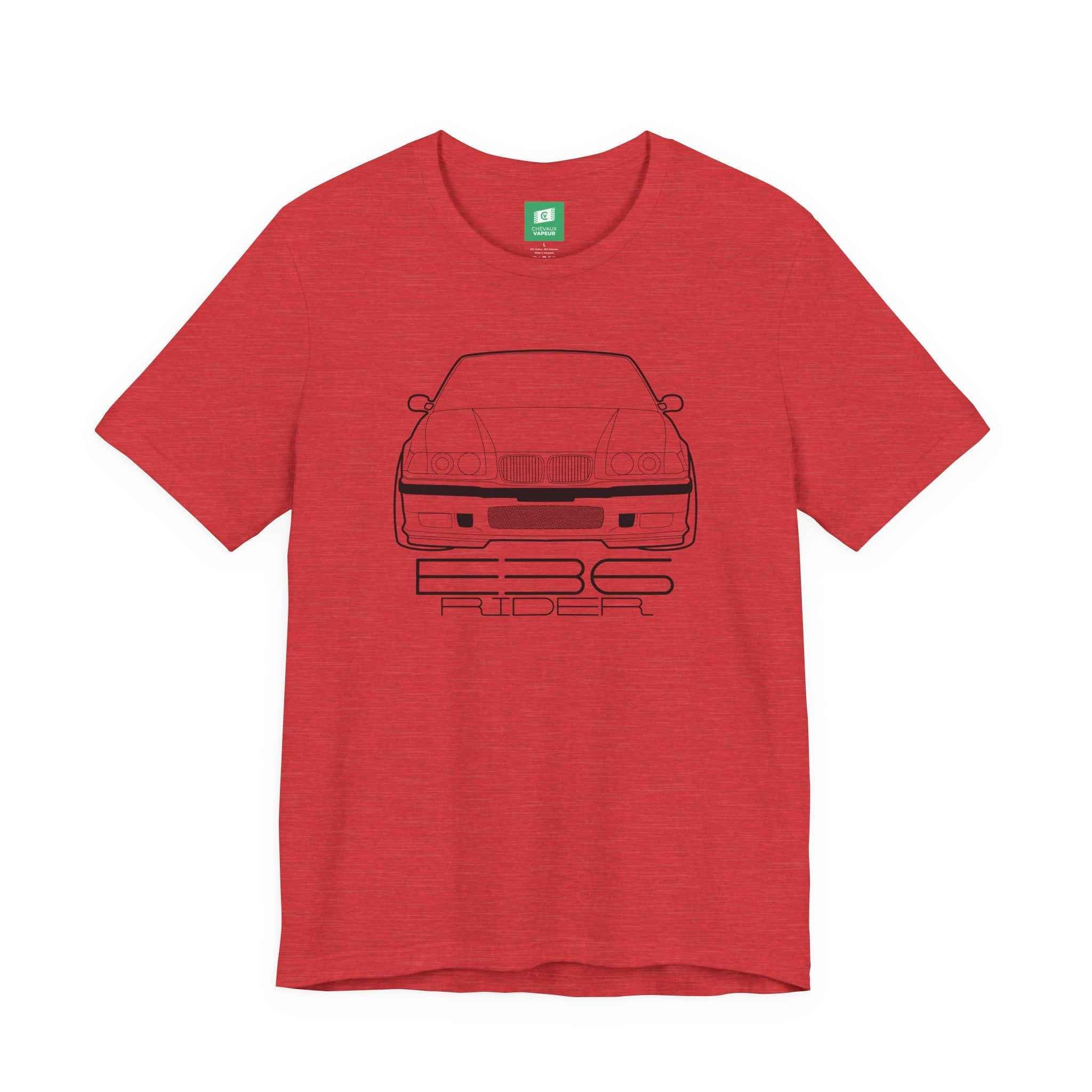 BMW E36 Rider T-Shirt - Classic 3 Series Retro Tee