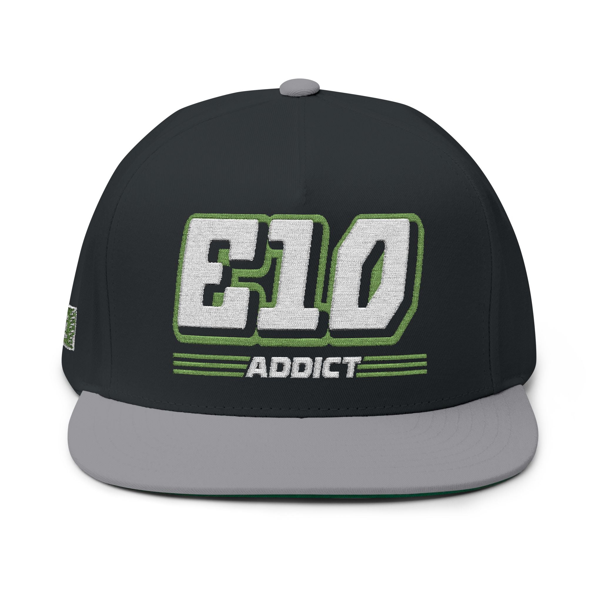 E10 Addict Flat Bill Hat by ChevauxVapeur | Classic BMW Cap - ChevauxVapeur