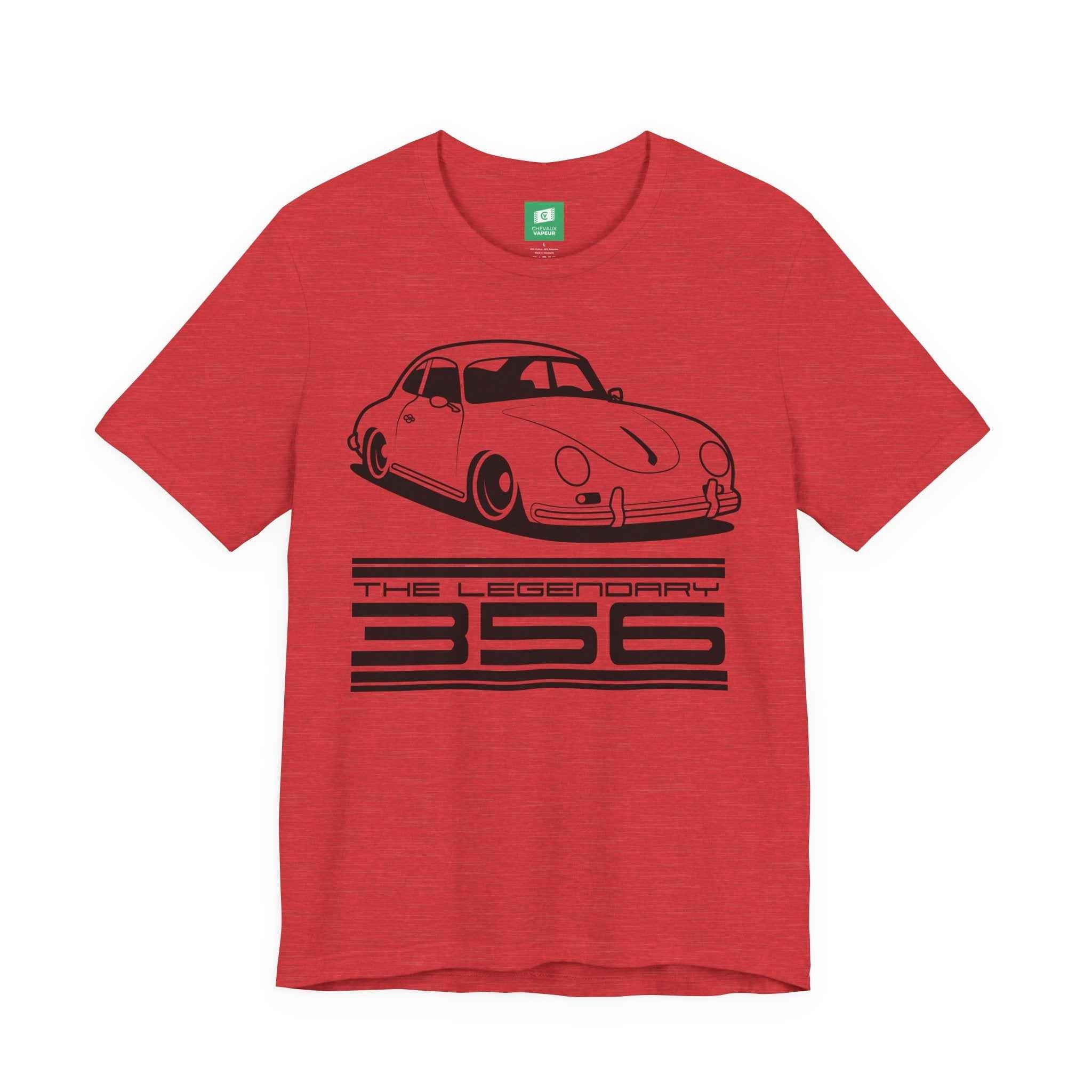 Porsche 356 T-Shirt - Legends Never Die - Classic Aircooled Porsche Tee