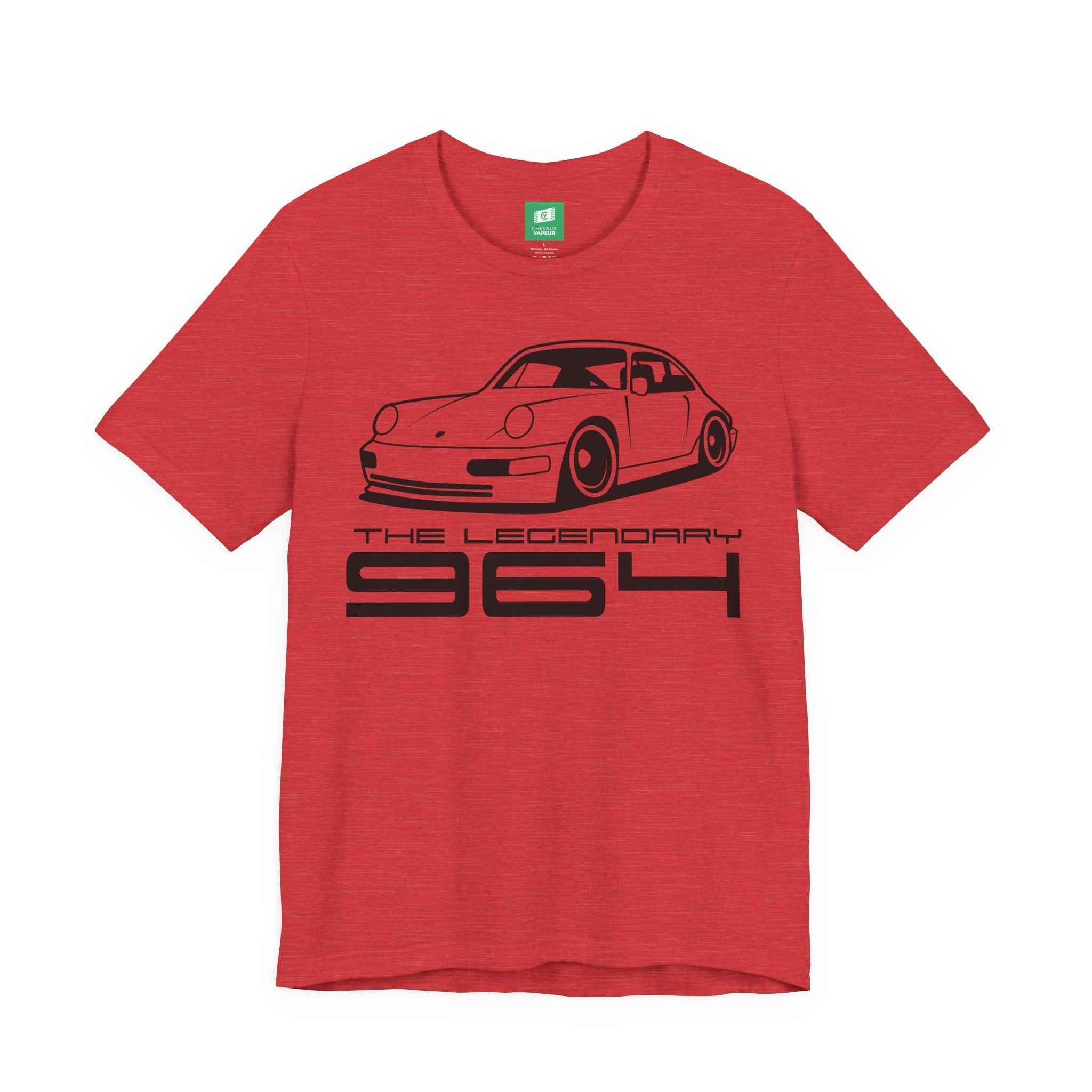 Porsche 964 T-Shirt - Legends Never Die - Aircooled Classic Car Tee