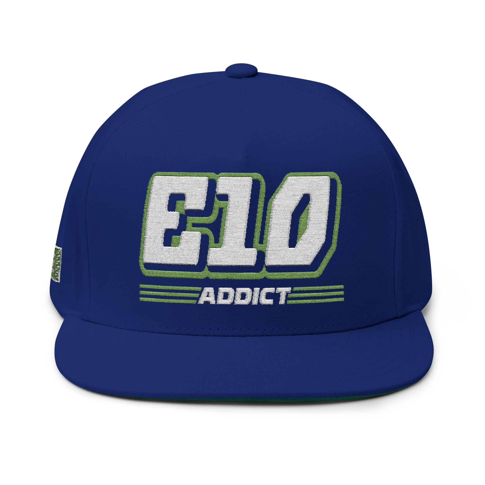E10 Addict Flat Bill Hat by ChevauxVapeur | Classic BMW Cap - ChevauxVapeur