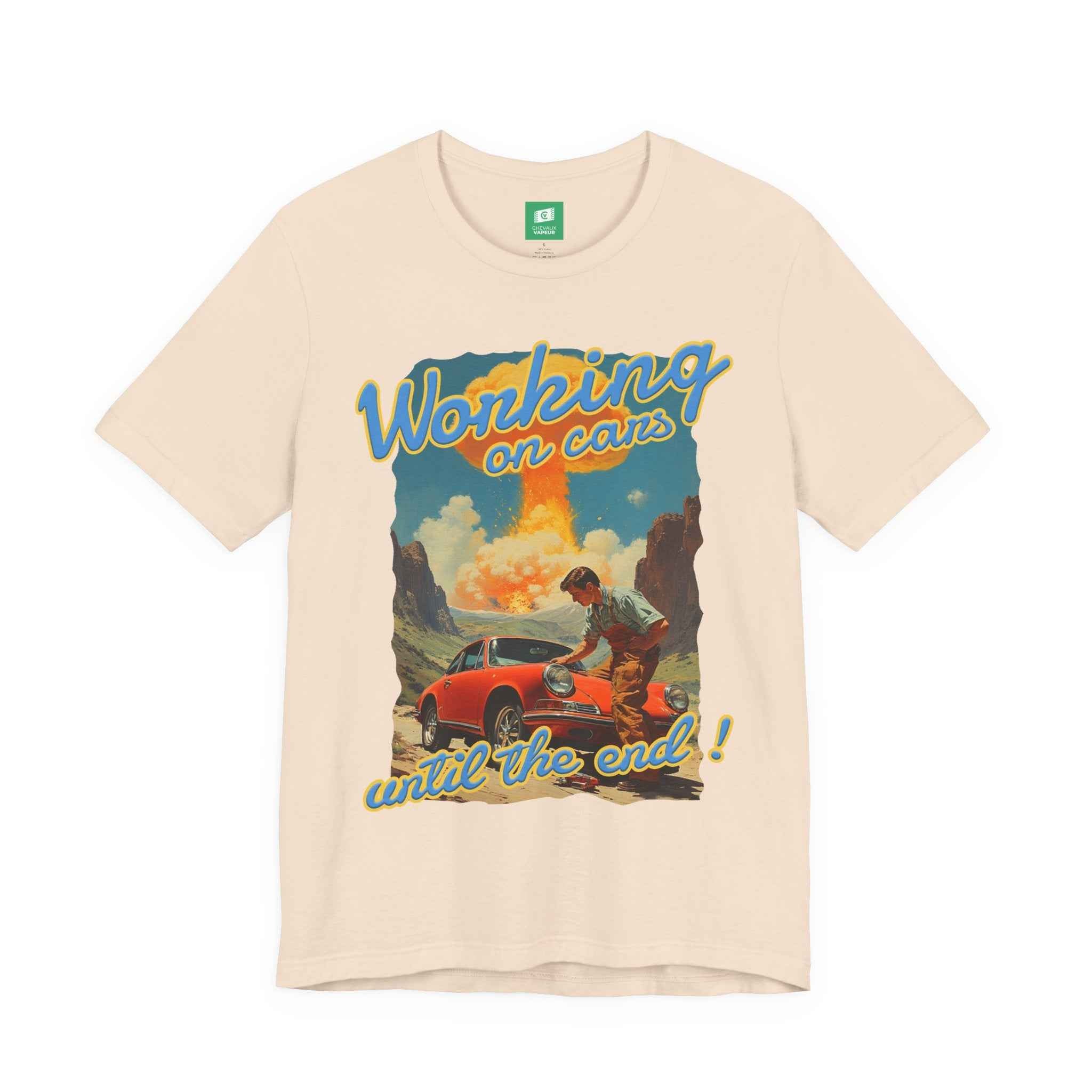 Vintage Porsche 911 Enthusiast Tee, Working on Cars Graphic Shirt