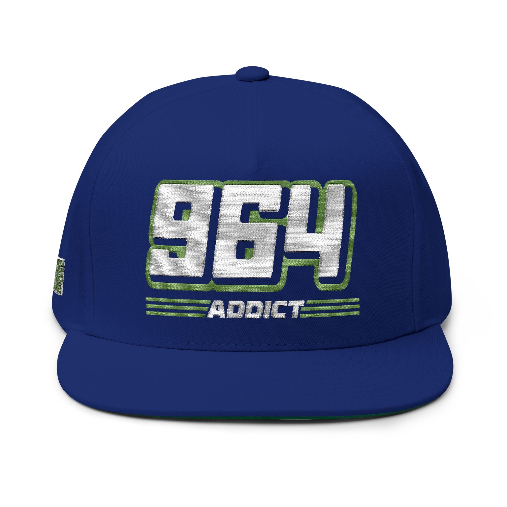964 Addict Flat Bill Hat by ChevauxVapeur | Classic Porsche Cap - ChevauxVapeur