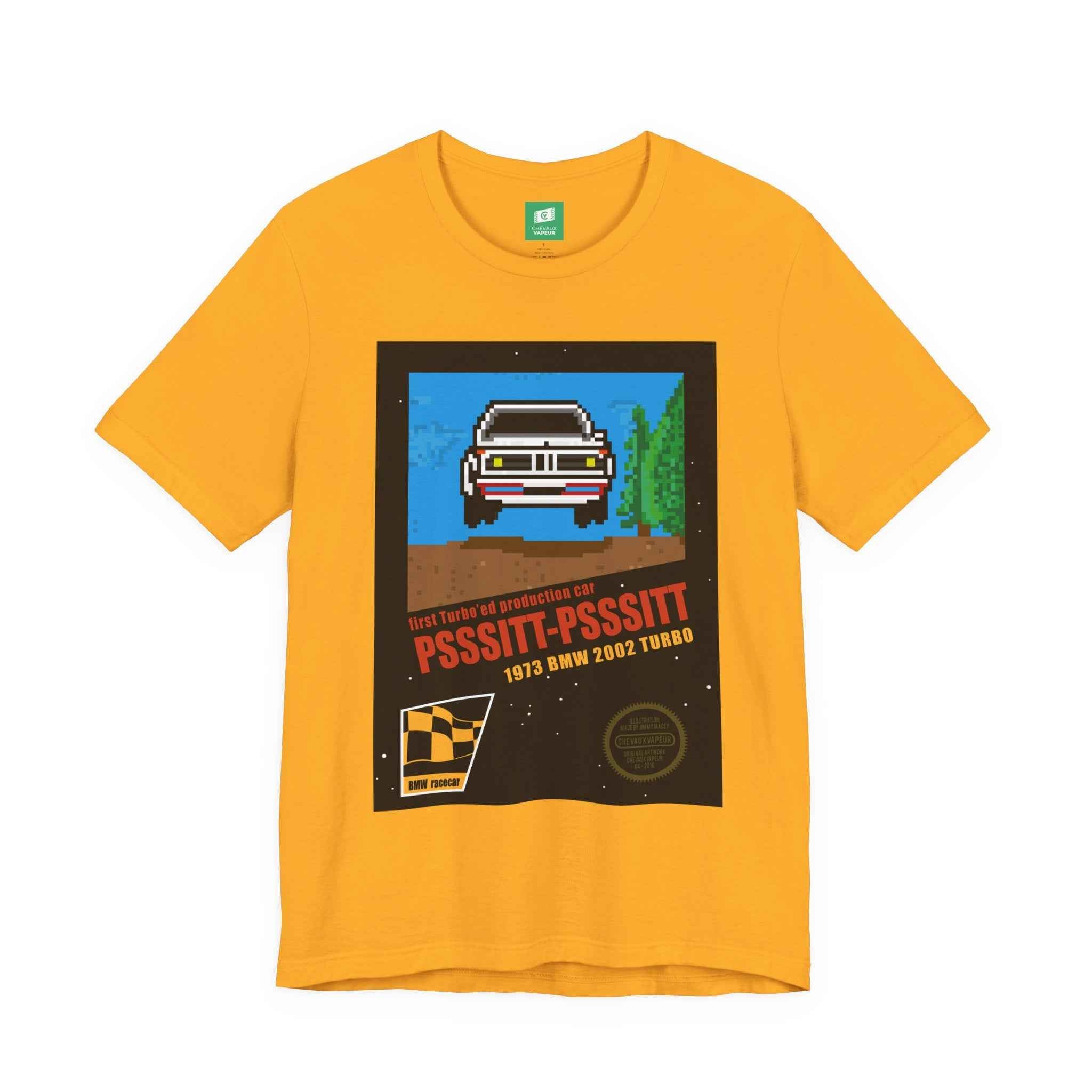 BMW 2002 NES Style T-Shirt - 8-Bit Retro Gamer Car Tee