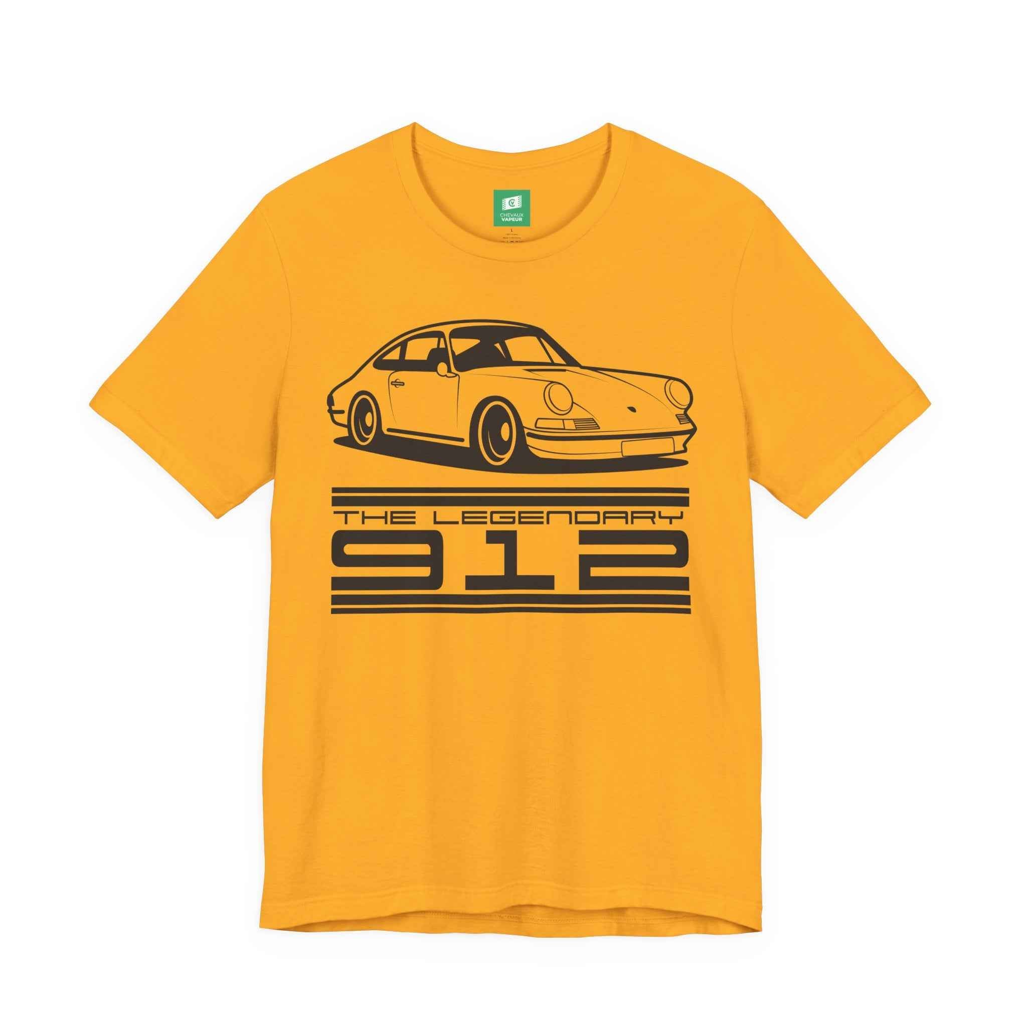 Porsche 912 T-Shirt Legends Never Die - Vintage Aircooled Classic Car Tee
