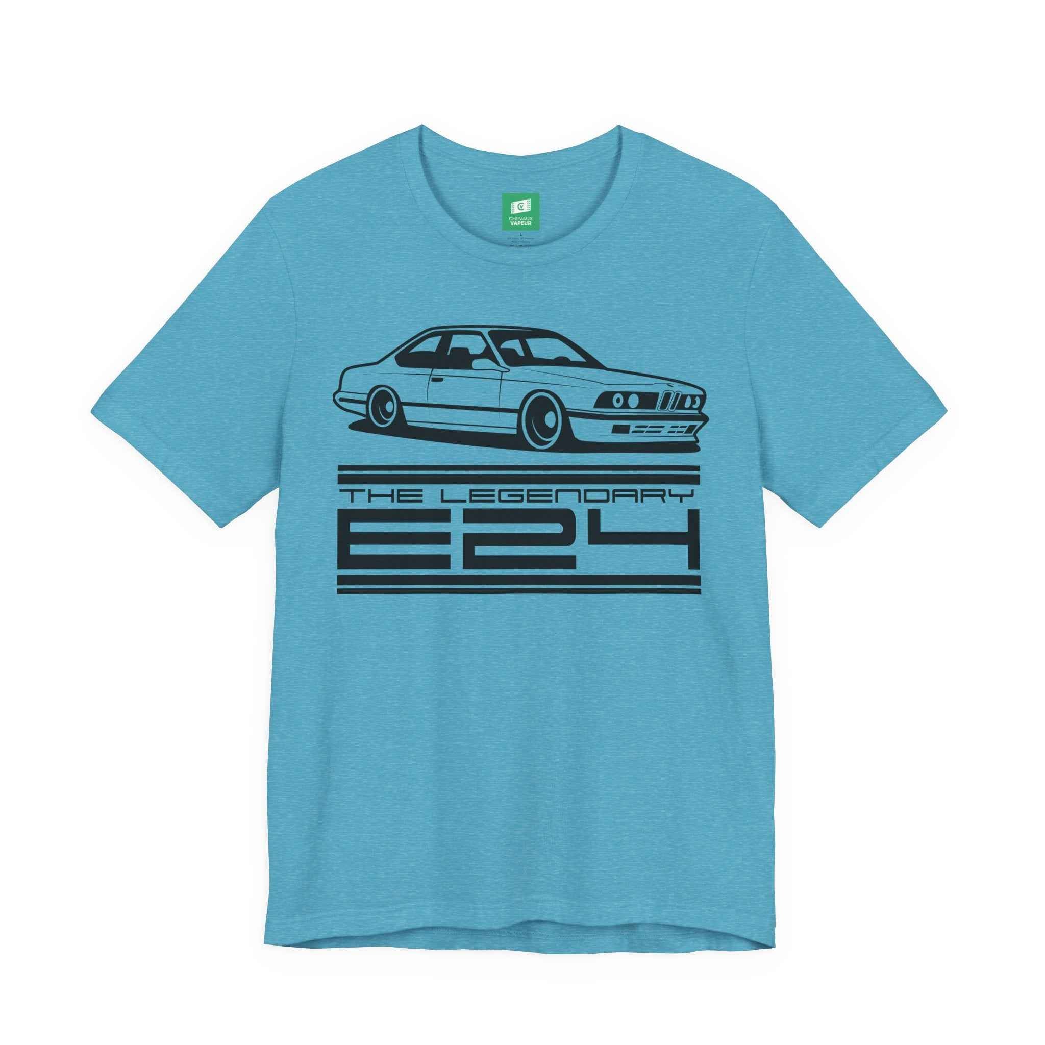 BMW E24 T-Shirt Legends Never Die - Retro Sharknose 6 Series Tee
