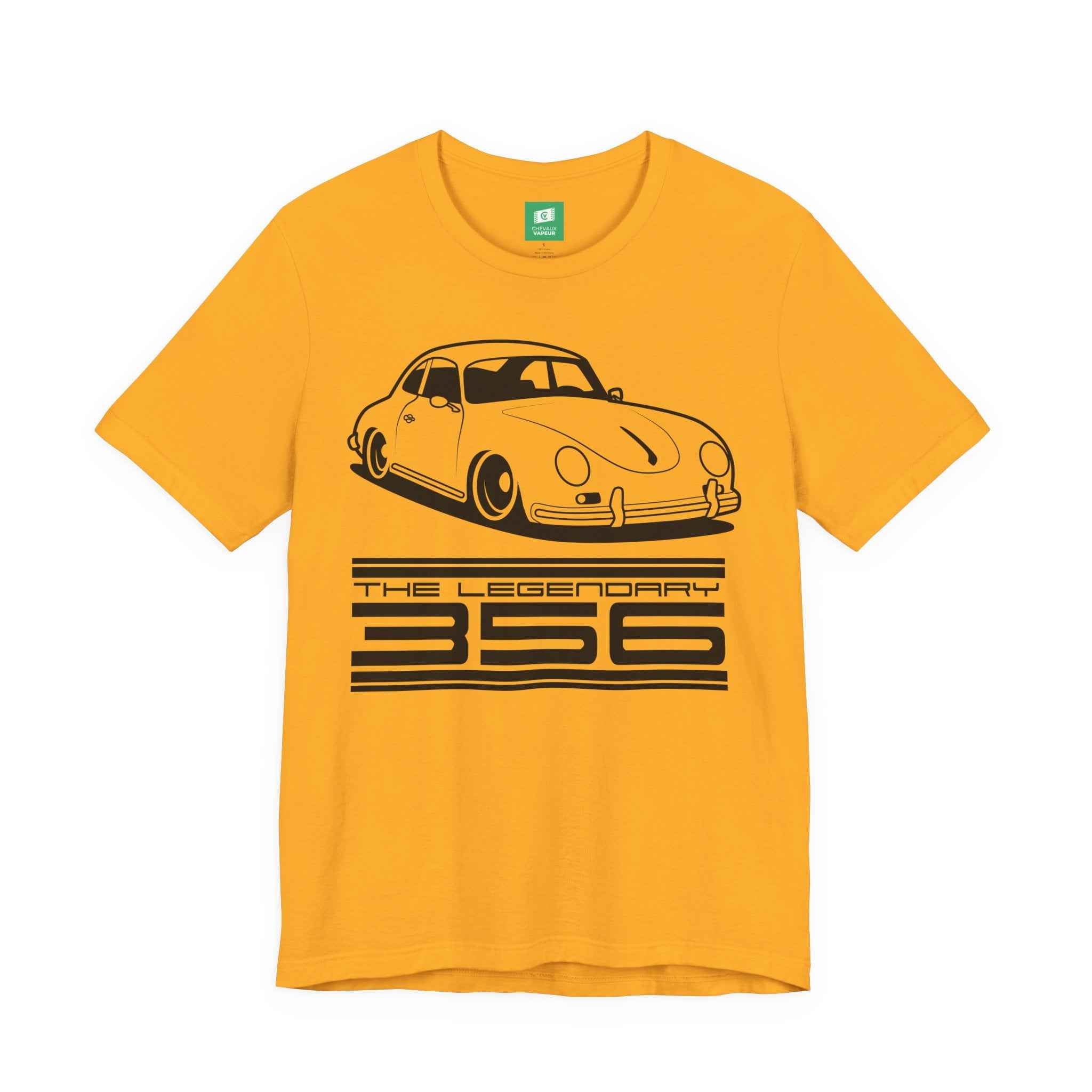 Porsche 356 T-Shirt - Legends Never Die - Classic Aircooled Porsche Tee