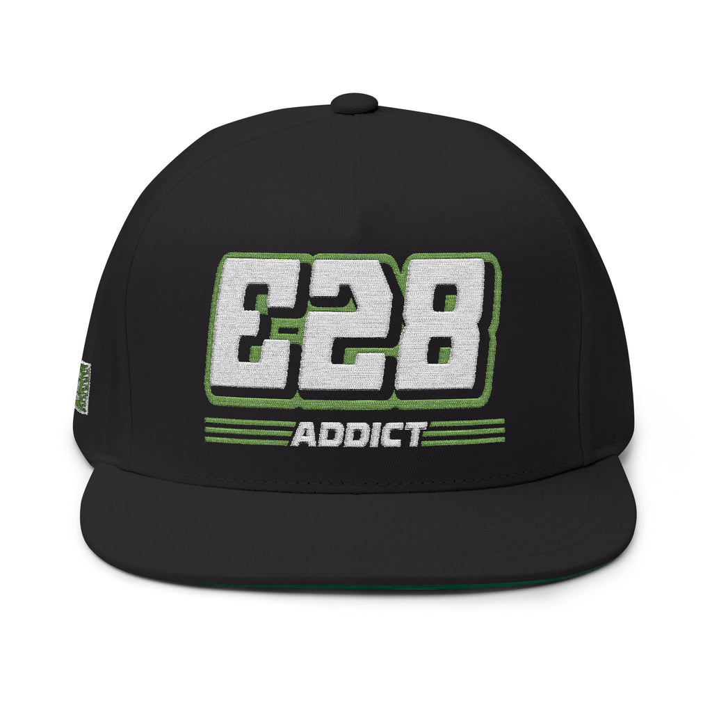 E28 Addict Flat Bill Hat by ChevauxVapeur | Classic BMW Cap - ChevauxVapeur