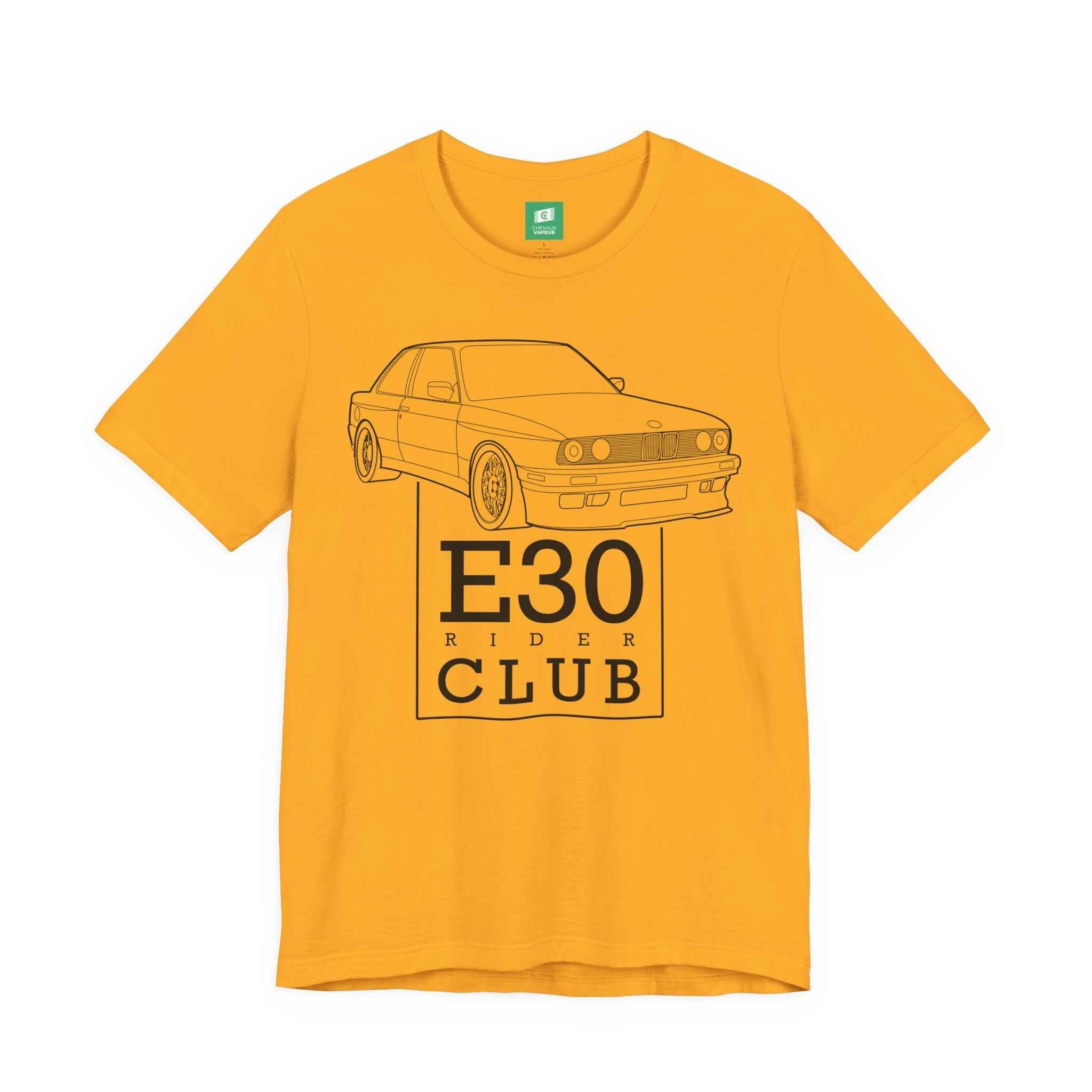 BMW E30 T-Shirt - Retro 3 Series Classic Car Tee
