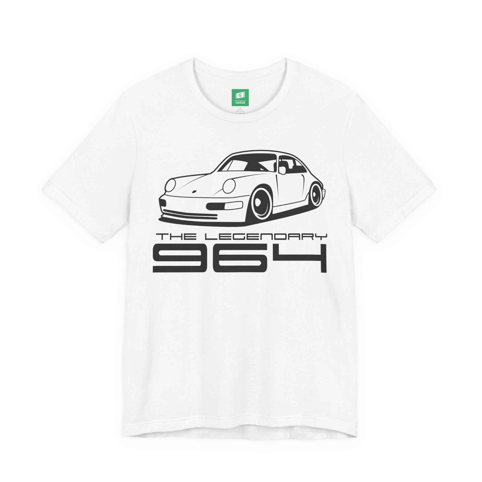 Porsche 964 T-Shirt - Legends Never Die - Aircooled Classic Car Tee