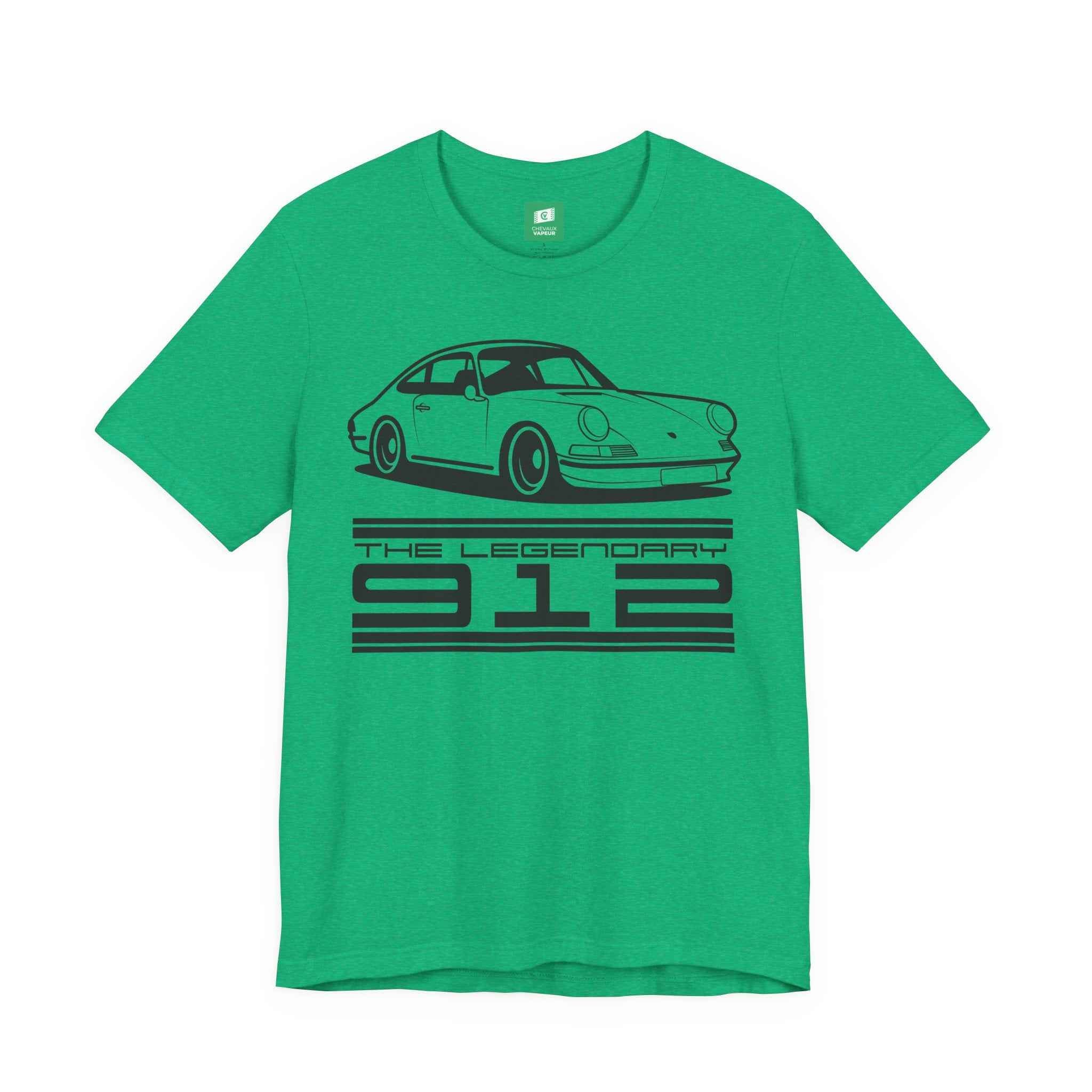 Porsche 912 T-Shirt Legends Never Die - Vintage Aircooled Classic Car Tee
