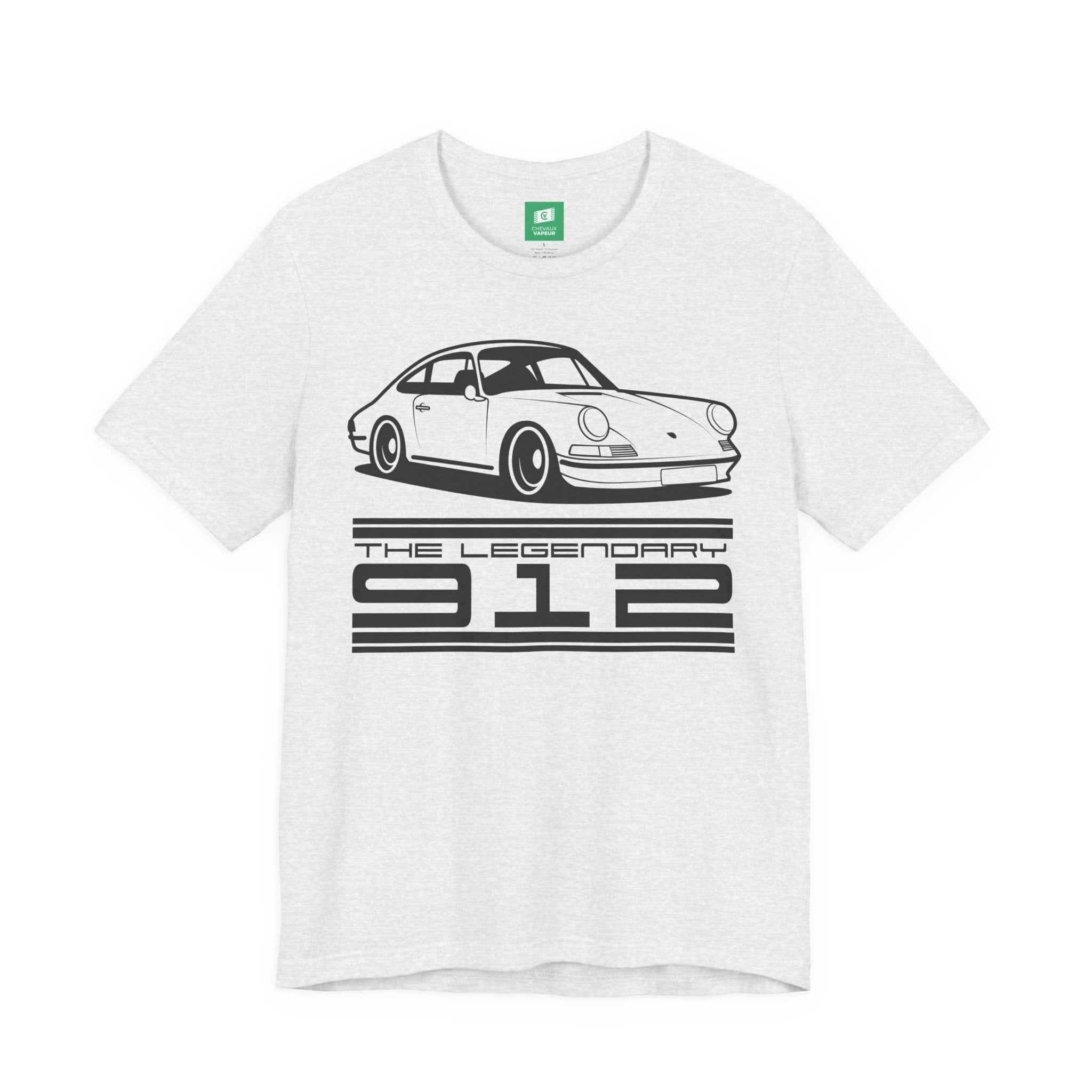 Porsche 912 T-Shirt Legends Never Die - Vintage Aircooled Classic Car Tee