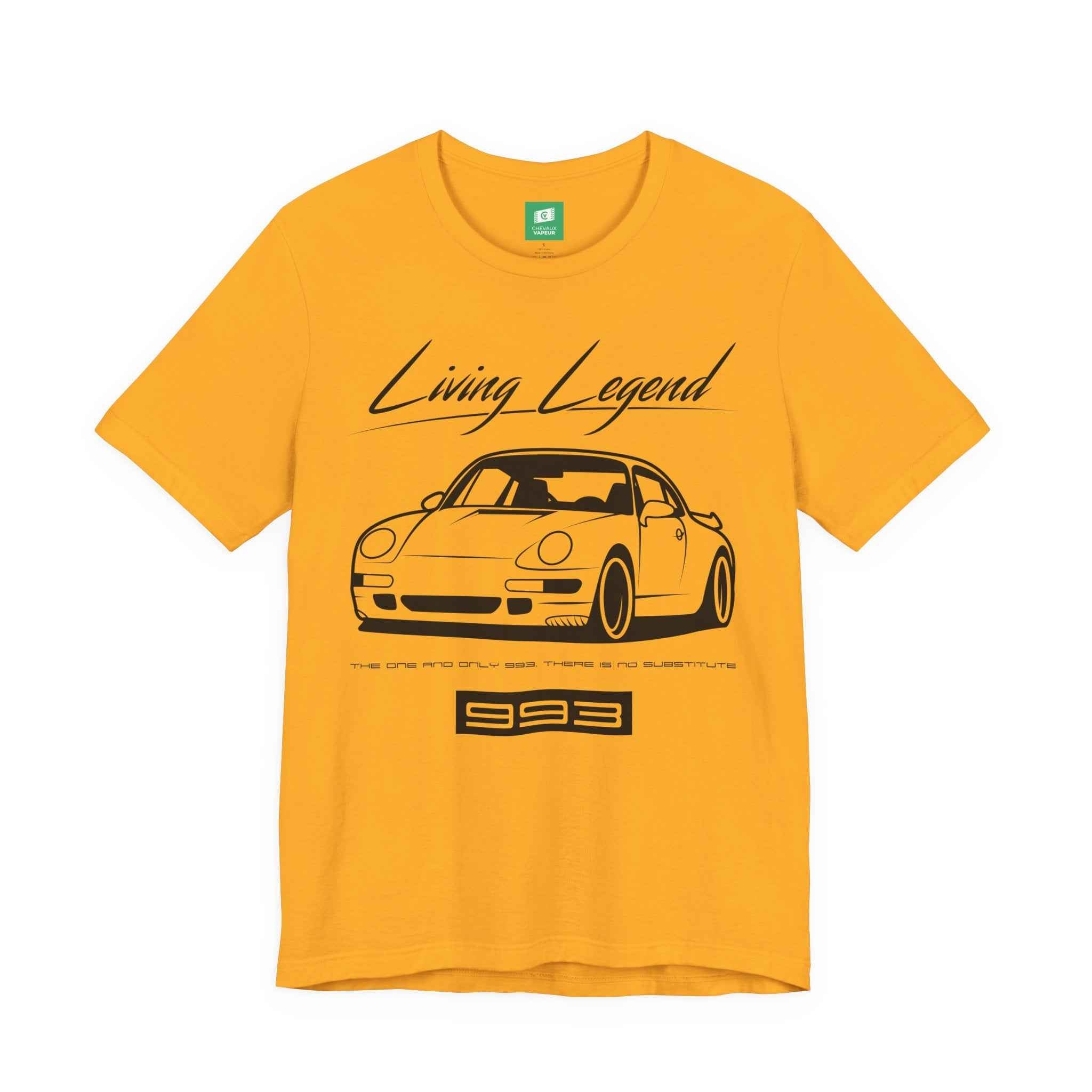 Porsche 993 T-Shirt - Legends Never Die - Last Aircooled 911 Tee