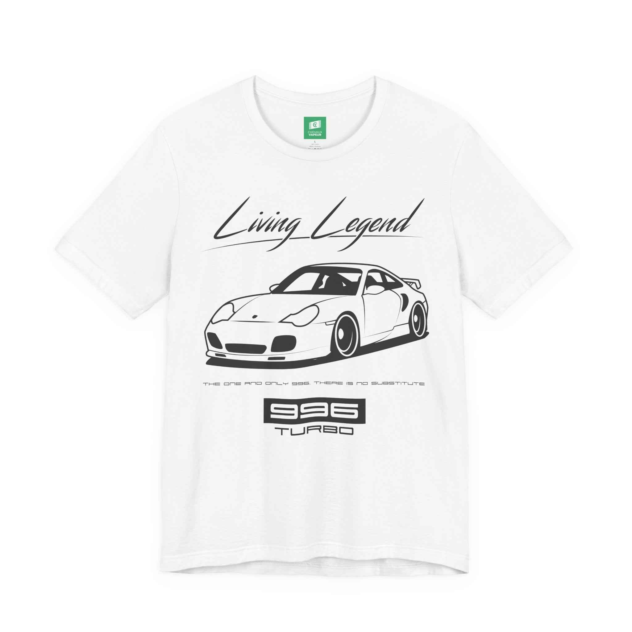 Porsche 996 Turbo T-Shirt - Legends Never Die - Classic 911 Turbo Tee