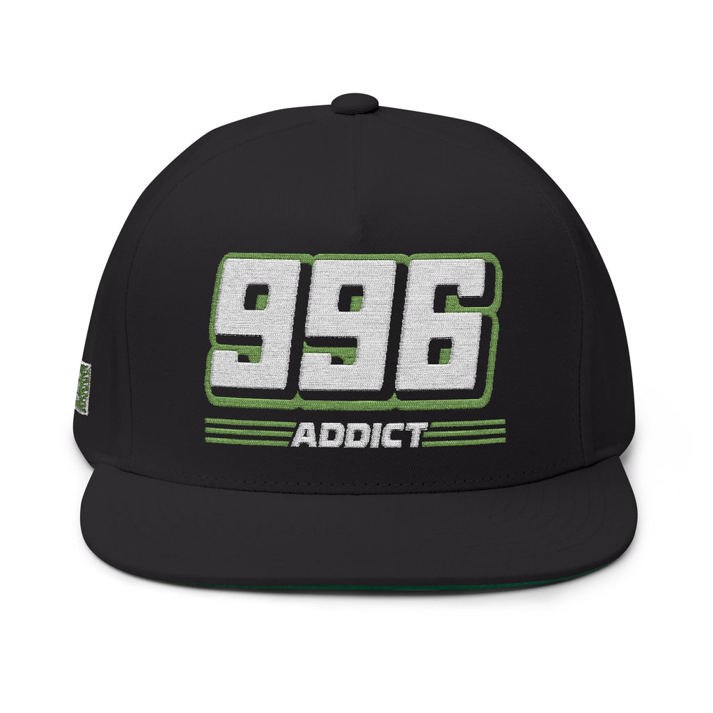 996 Addict Flat Bill Hat by ChevauxVapeur | Classic Porsche Cap - ChevauxVapeur