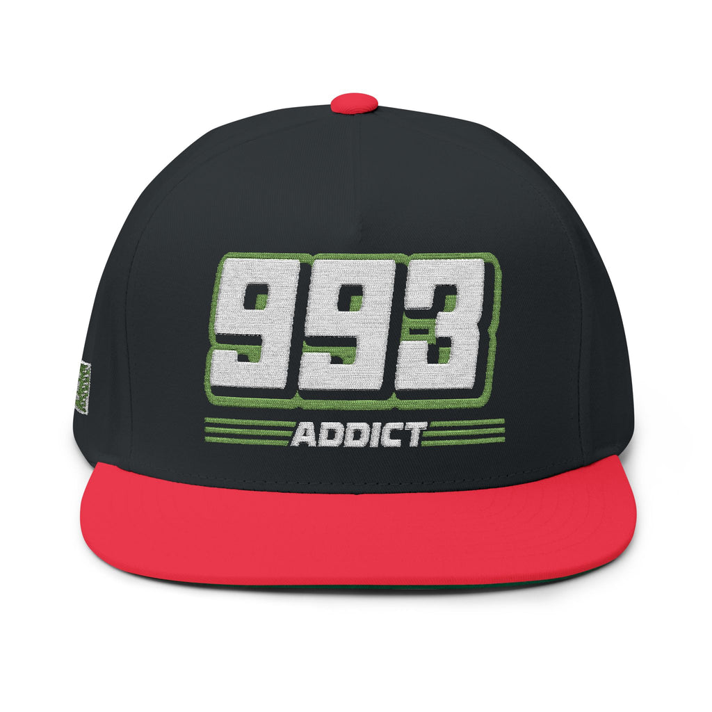 993 Addict Flat Bill Hat by ChevauxVapeur | Classic Porsche Cap - ChevauxVapeur