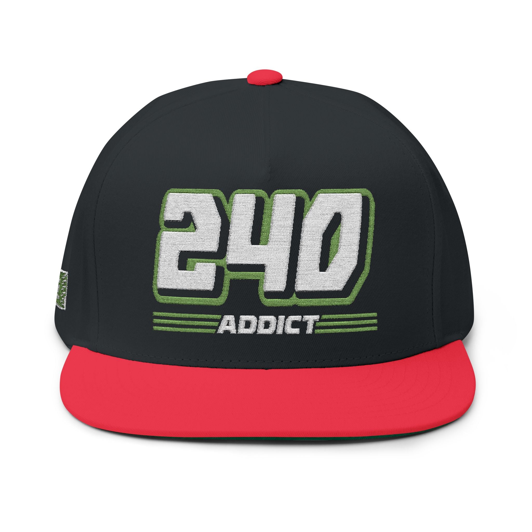 240 Addict Flat Bill Hat by ChevauxVapeur | Classic Volvo Cap - ChevauxVapeur