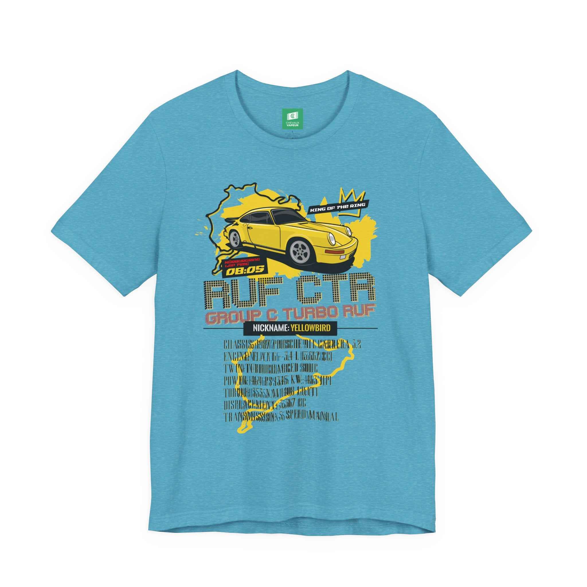 RUF CTR Yellowbird Legend Tee | Iconic 1987 Porsche Supercar Tribute