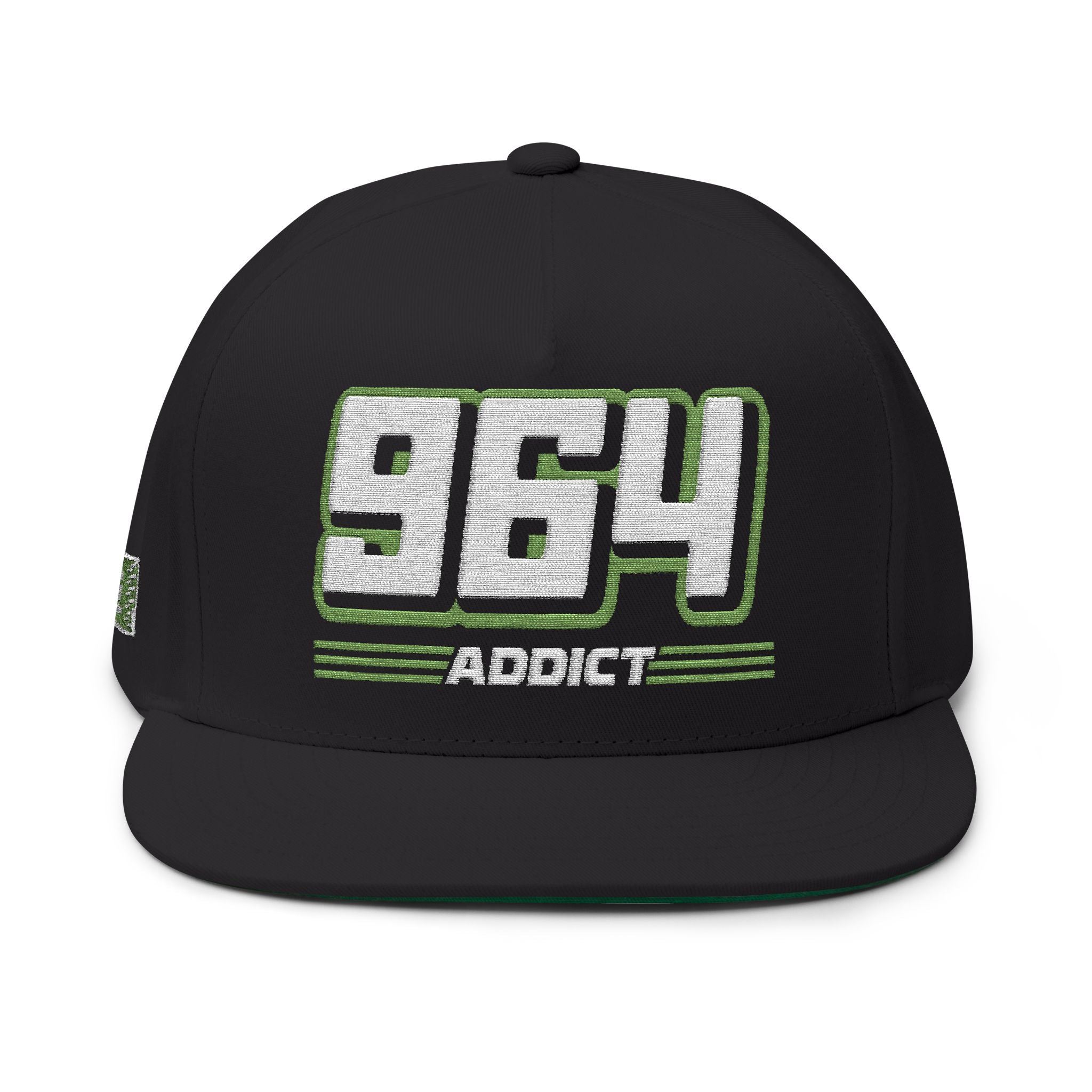 964 Addict Flat Bill Hat by ChevauxVapeur | Classic Porsche Cap - ChevauxVapeur