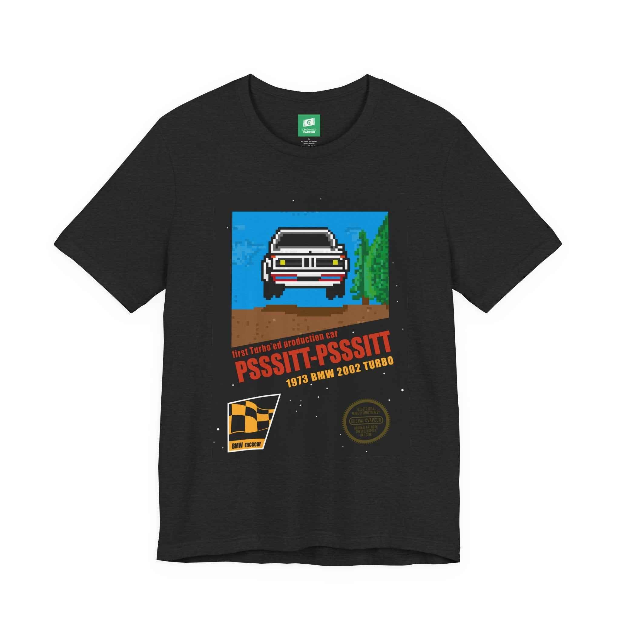 BMW 2002 NES Style T-Shirt - 8-Bit Retro Gamer Car Tee