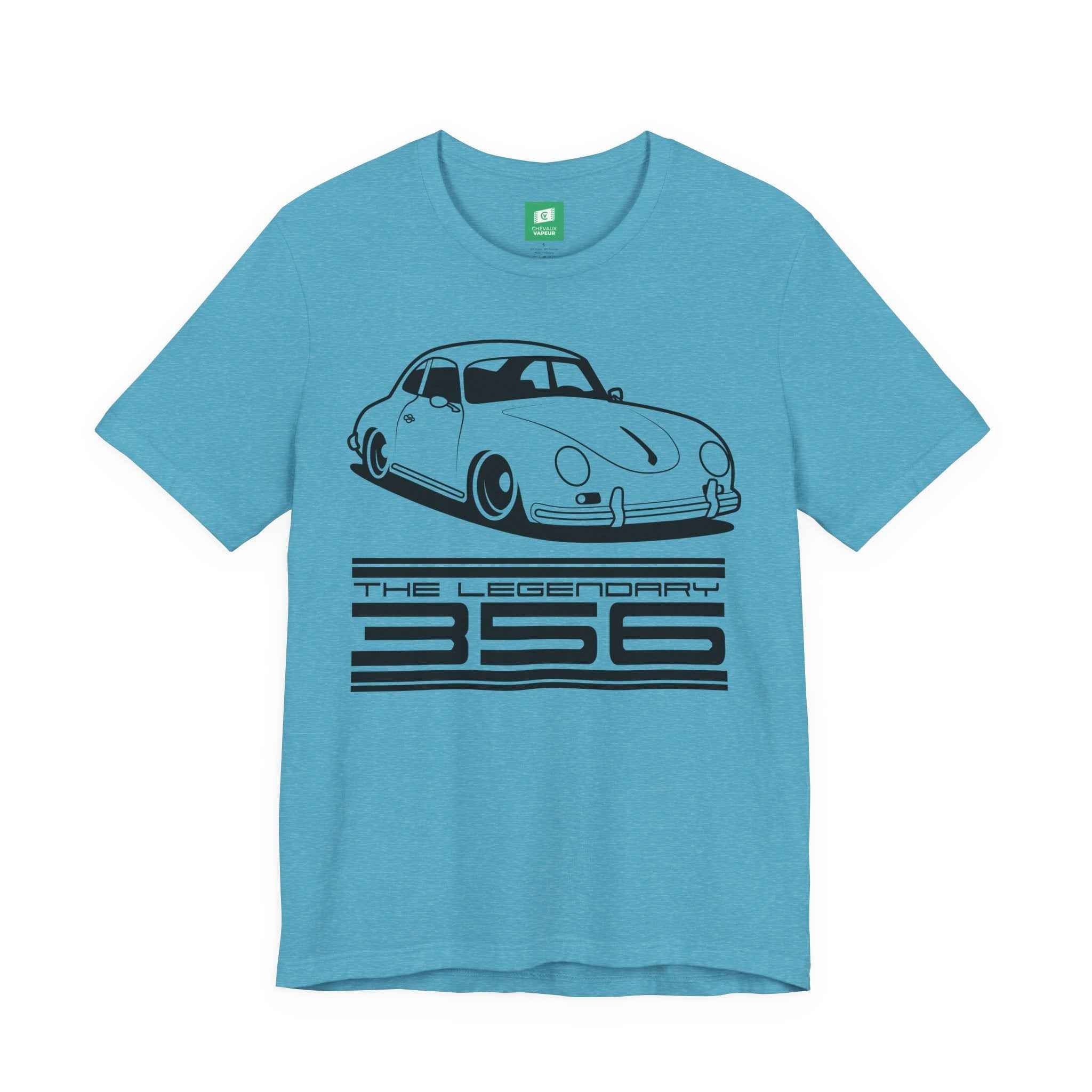 Porsche 356 T-Shirt - Legends Never Die - Classic Aircooled Porsche Tee