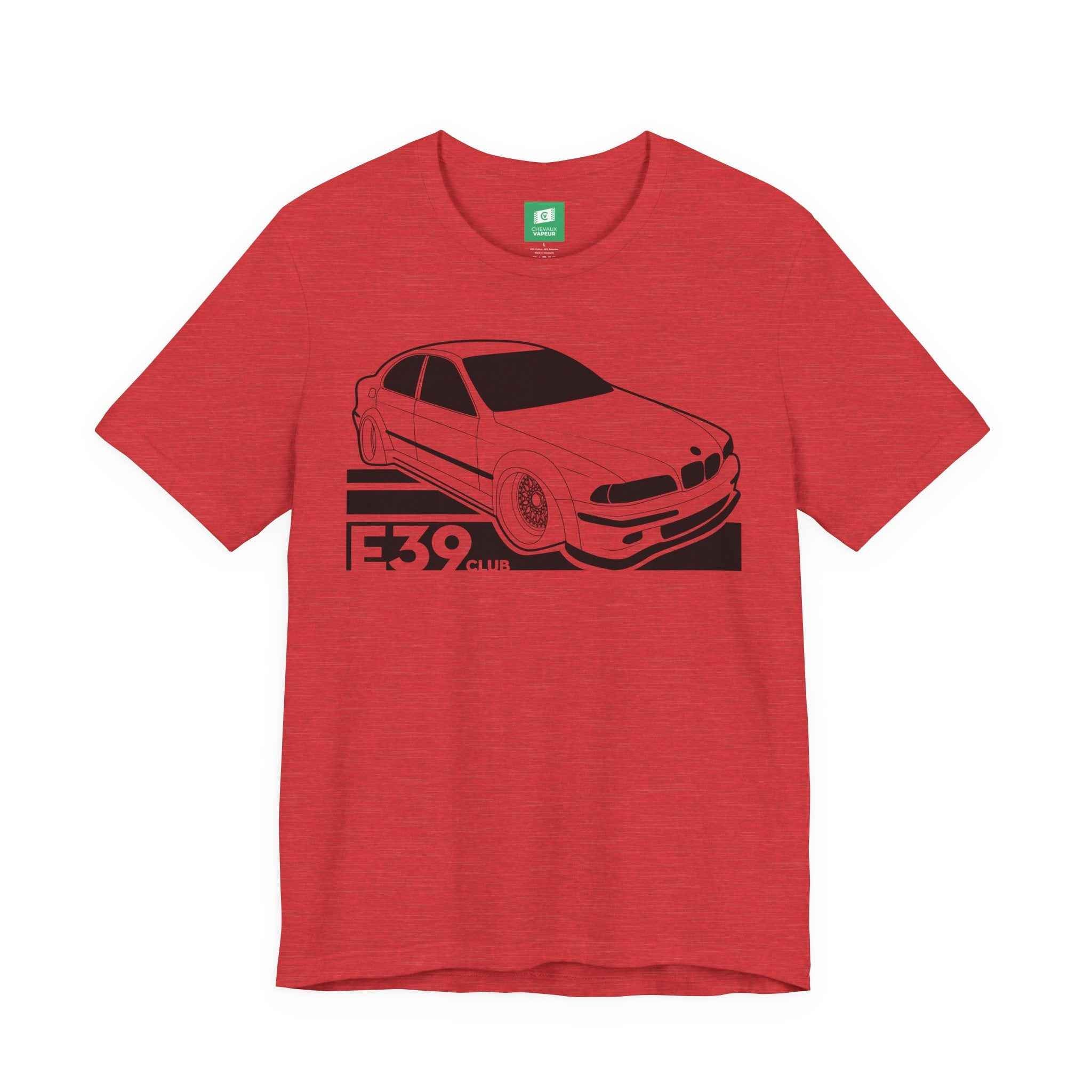 Wide BMW E39 T-Shirt - Classic 5 Series Retro Tee