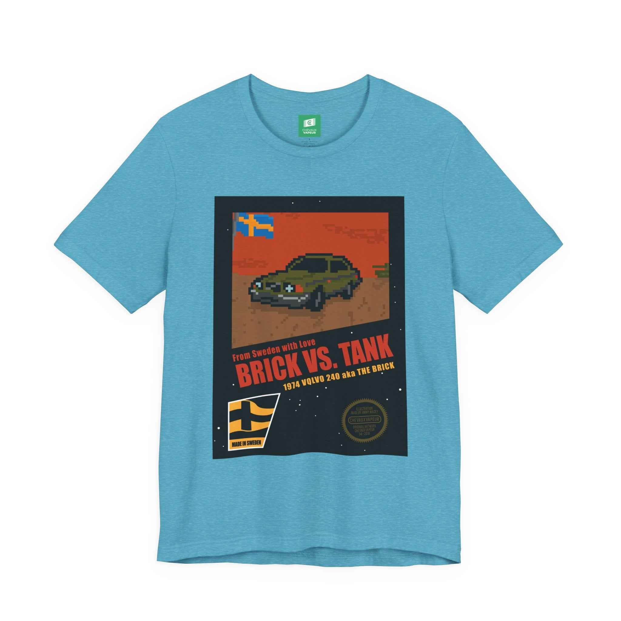 Volvo 240 NES Style T-Shirt - 8-Bit Retro Pixel Car Tee