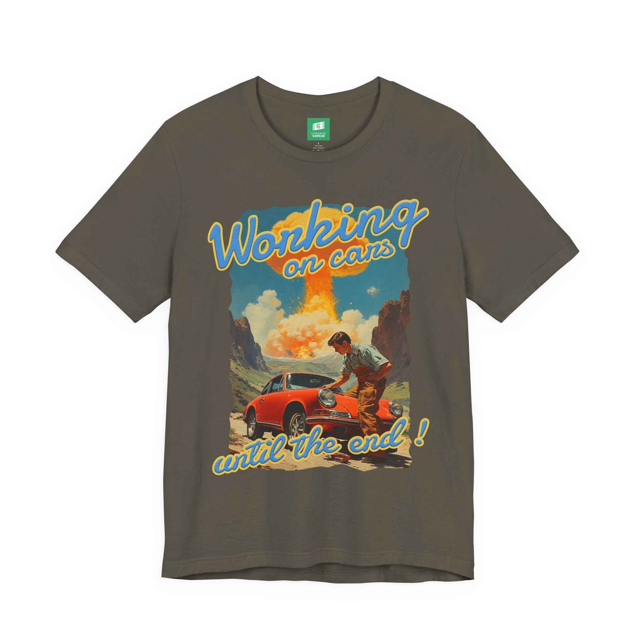 Vintage Porsche 911 Enthusiast Tee, Working on Cars Graphic Shirt