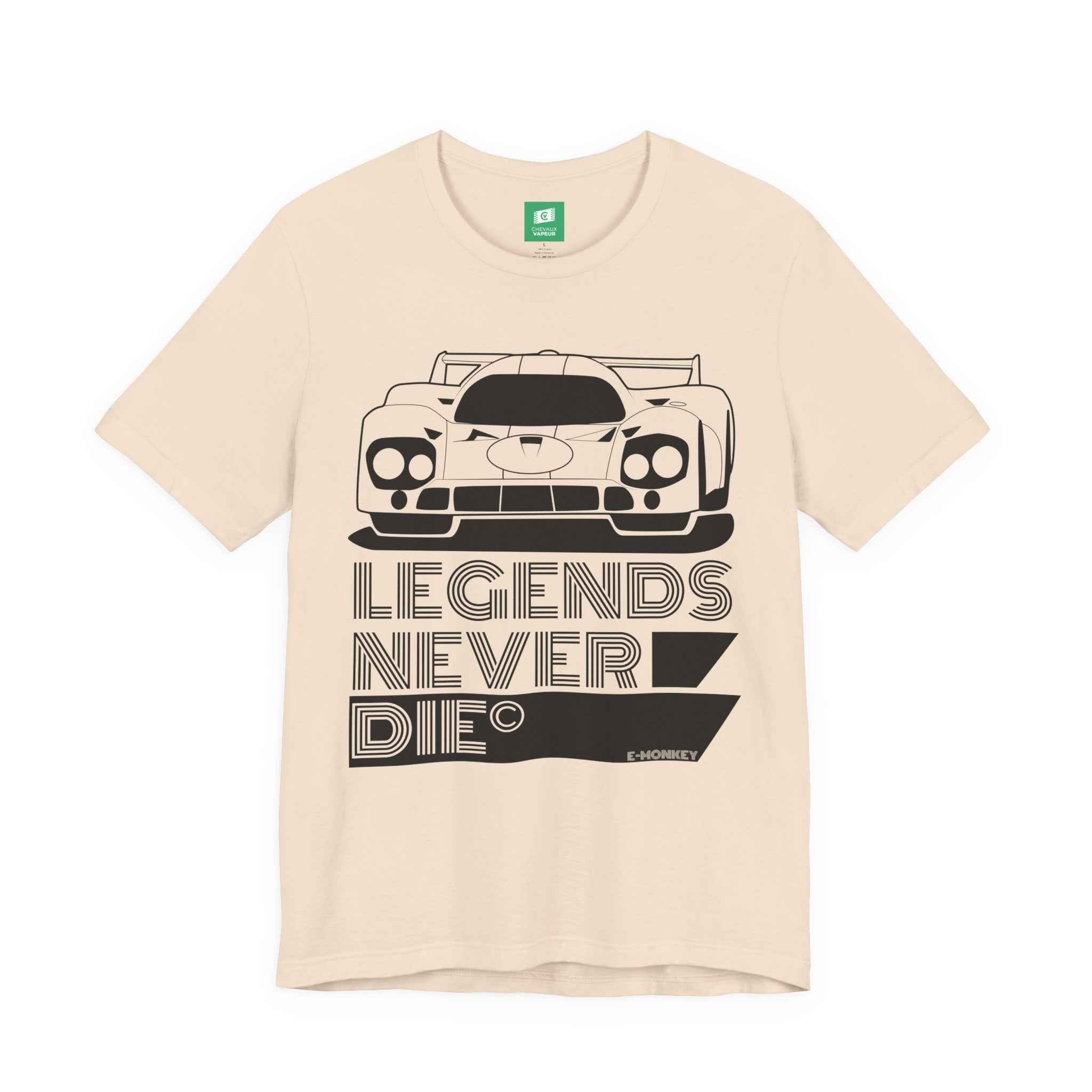 Porsche 917 T-Shirt Legends Never Die - Classic Racing Car Tee