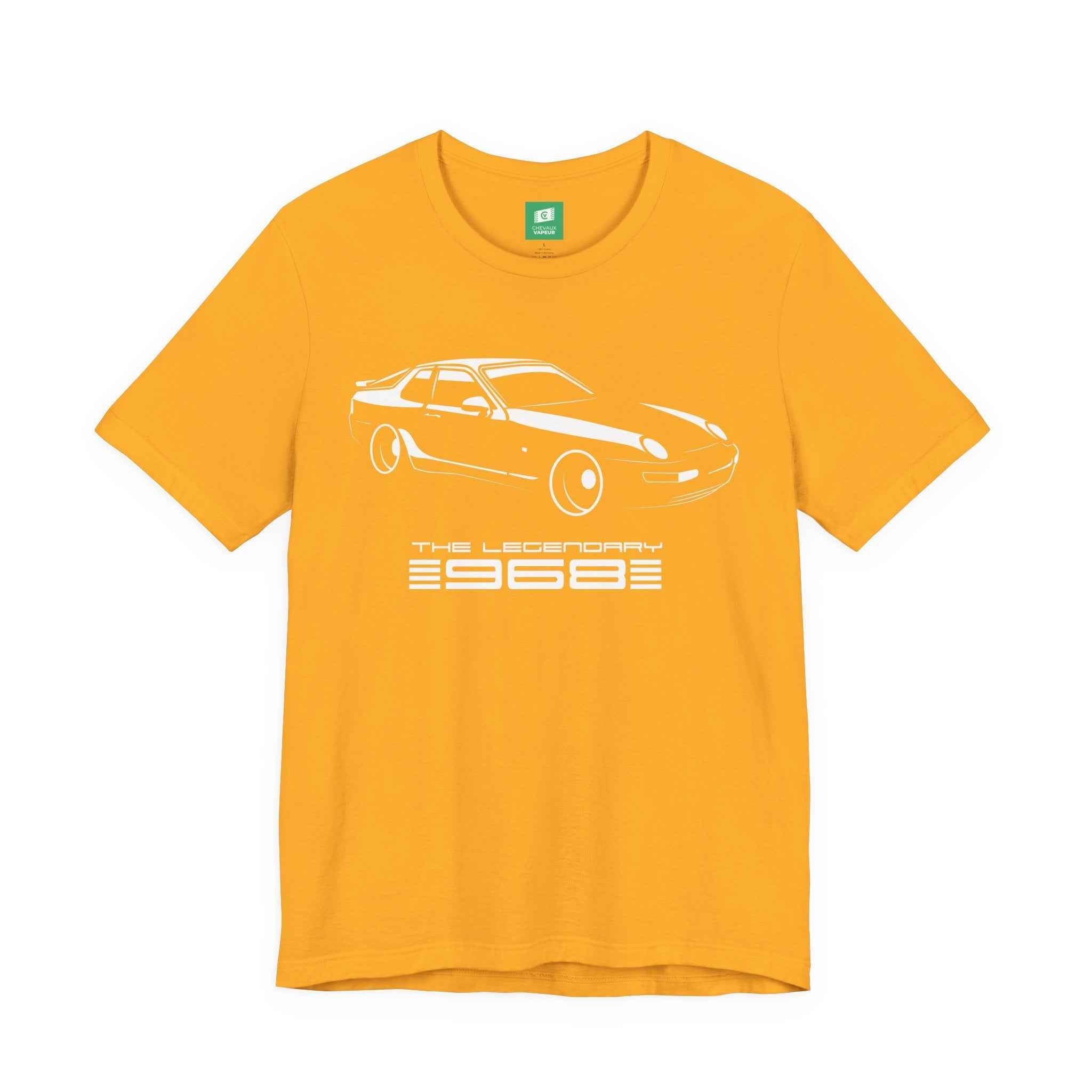 Porsche 968 T-Shirt - Legends Never Die - Vintage Classic Car Tee