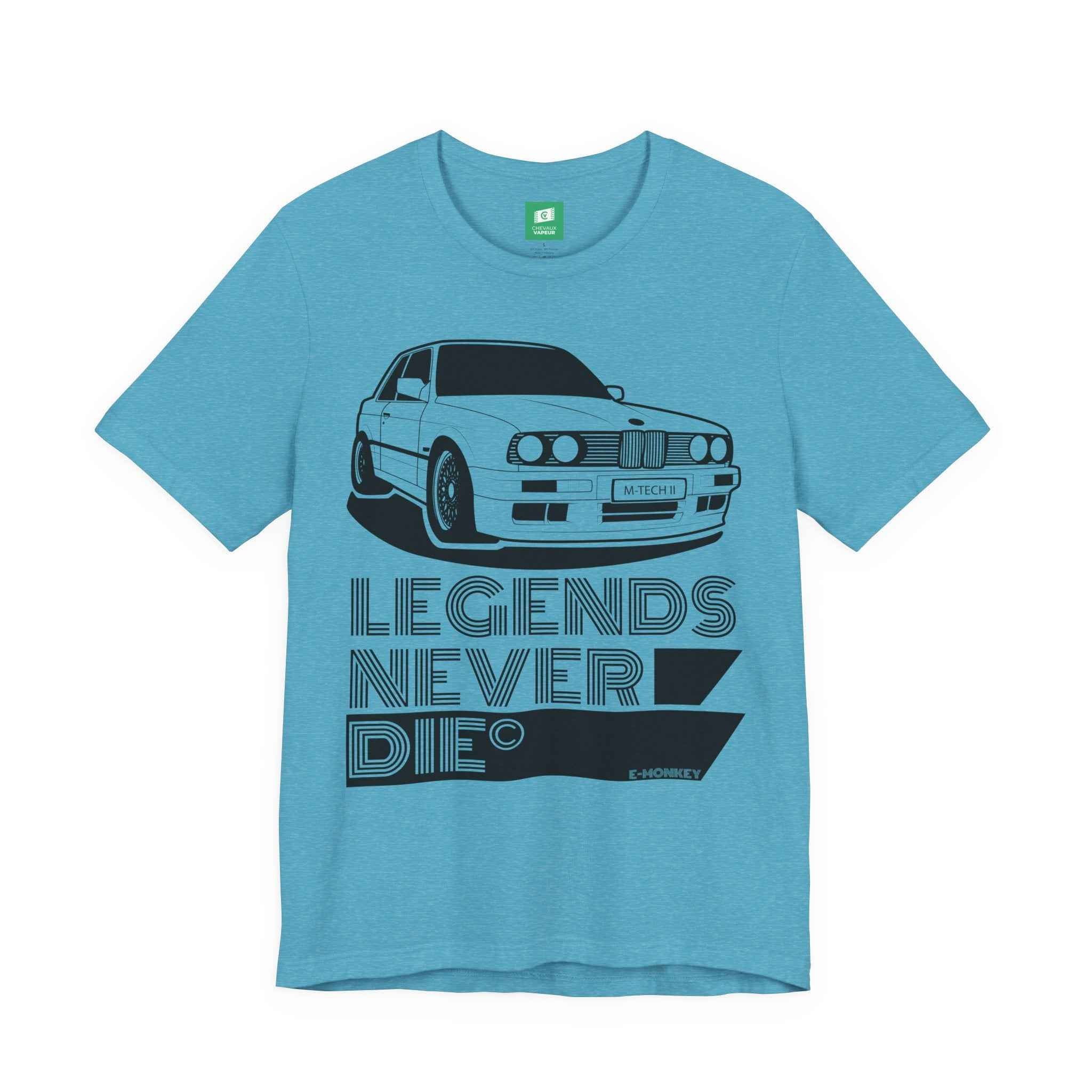 BMW E30 M-Tech 2 T-Shirt - Legends Never Die