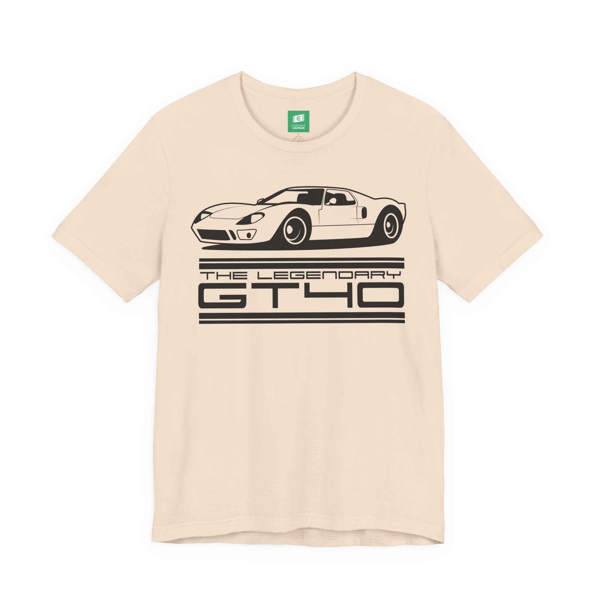 Ford GT40 T-Shirt Legends Never Die - Le Mans Classic Race Car Tee