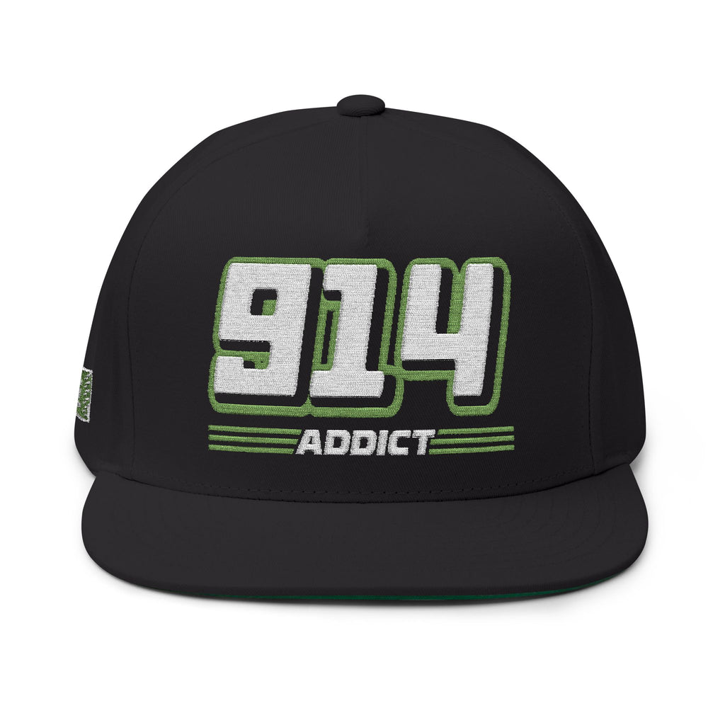 914 Addict Flat Bill Hat by ChevauxVapeur | Classic Porsche Cap - ChevauxVapeur