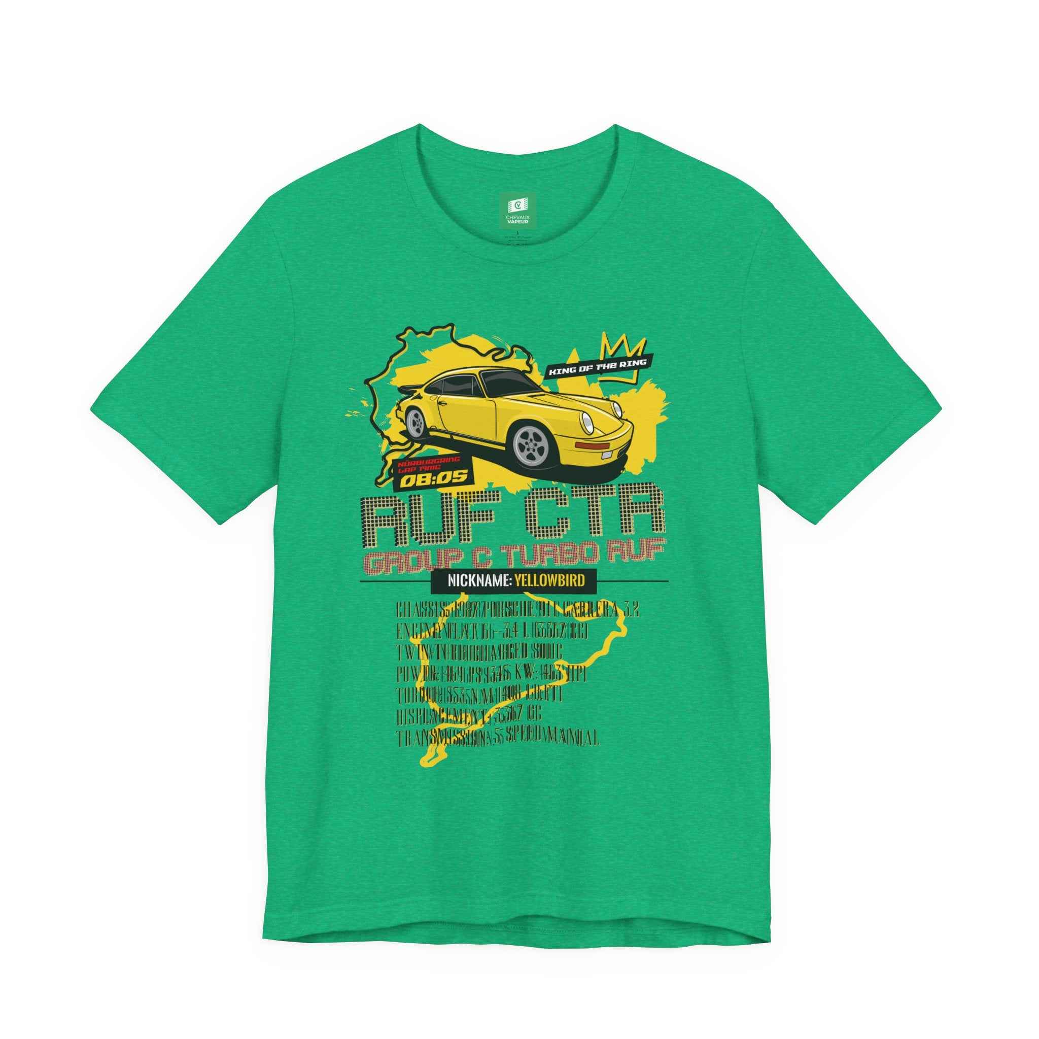 RUF CTR Yellowbird Legend Tee | Iconic 1987 Porsche Supercar Tribute