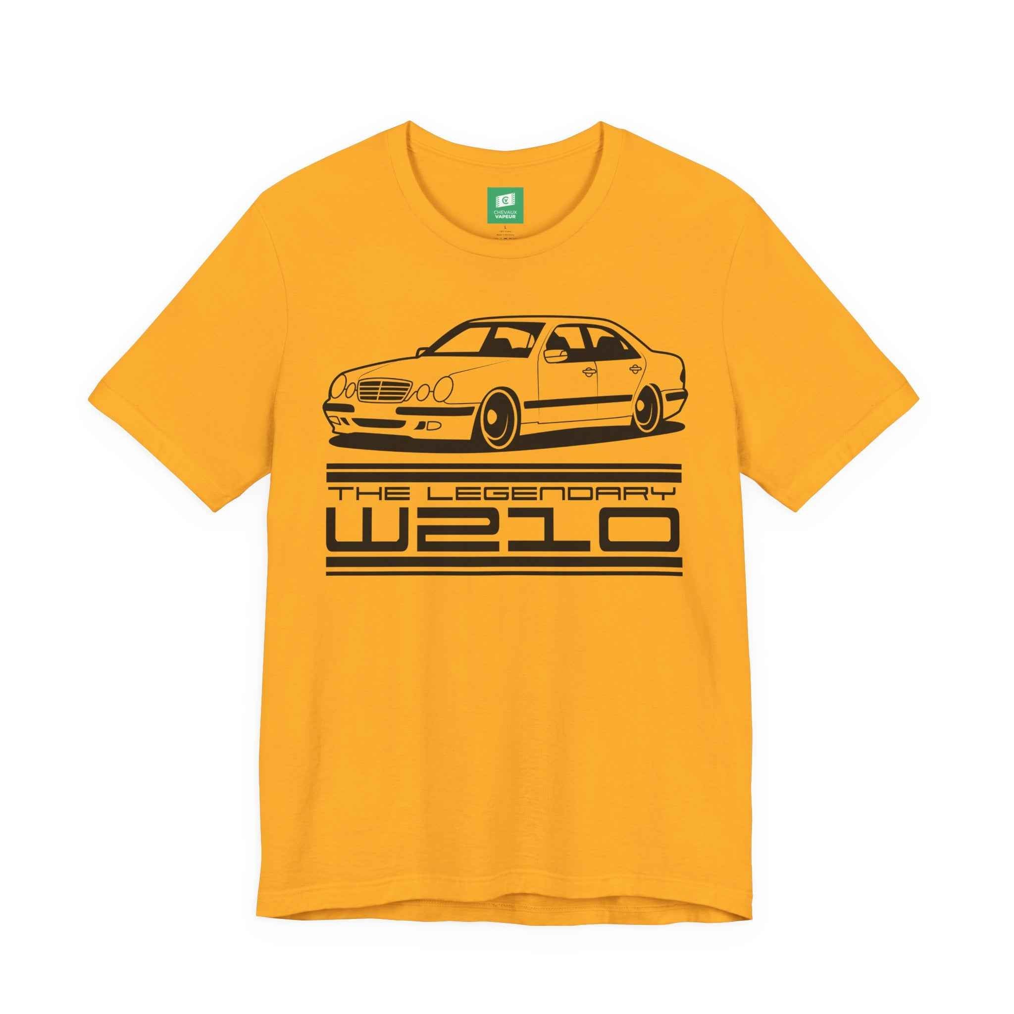 Mercedes W210 T-Shirt - Legends Never Die - Retro E-Class Benz Tee