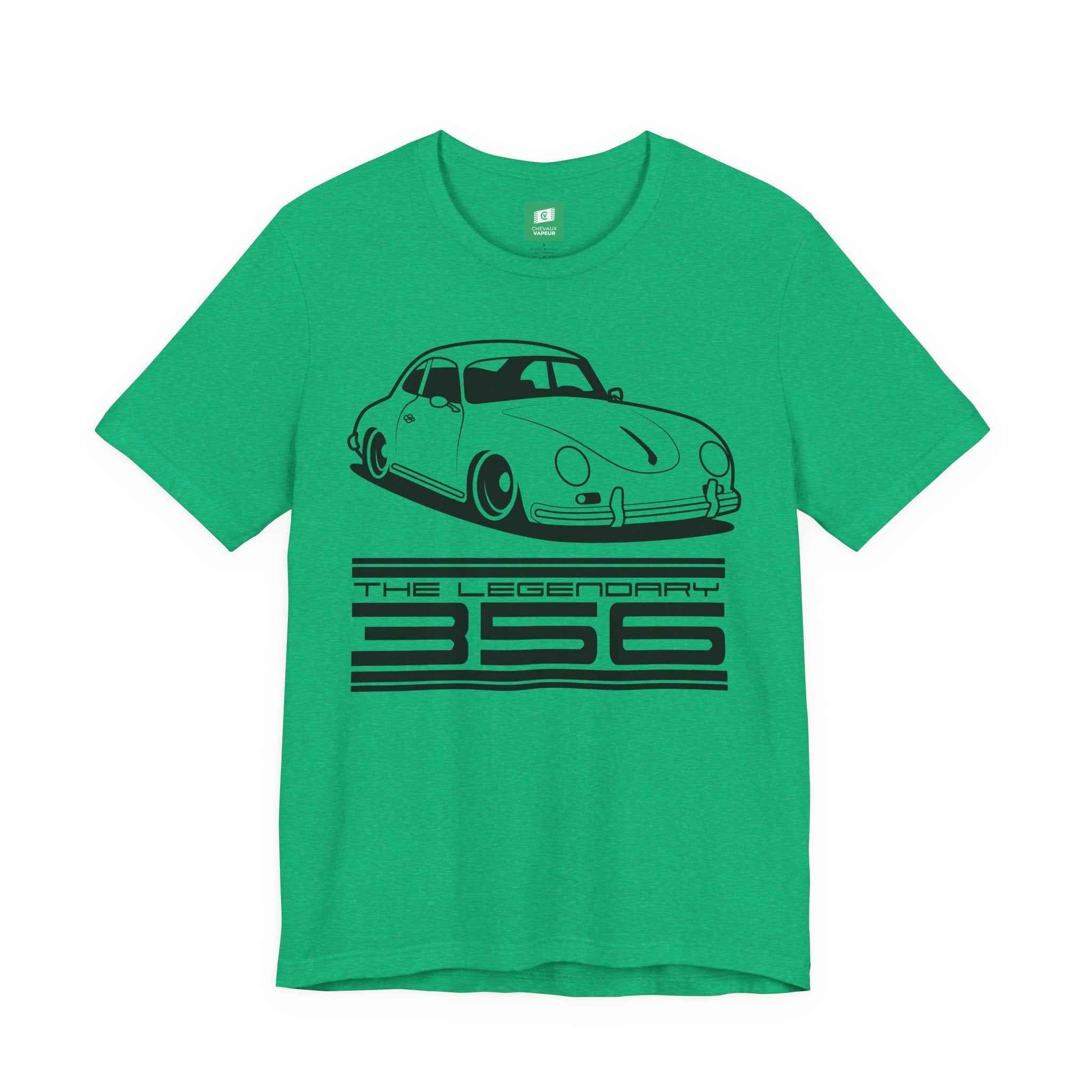 Porsche 356 T-Shirt - Legends Never Die - Classic Aircooled Porsche Tee